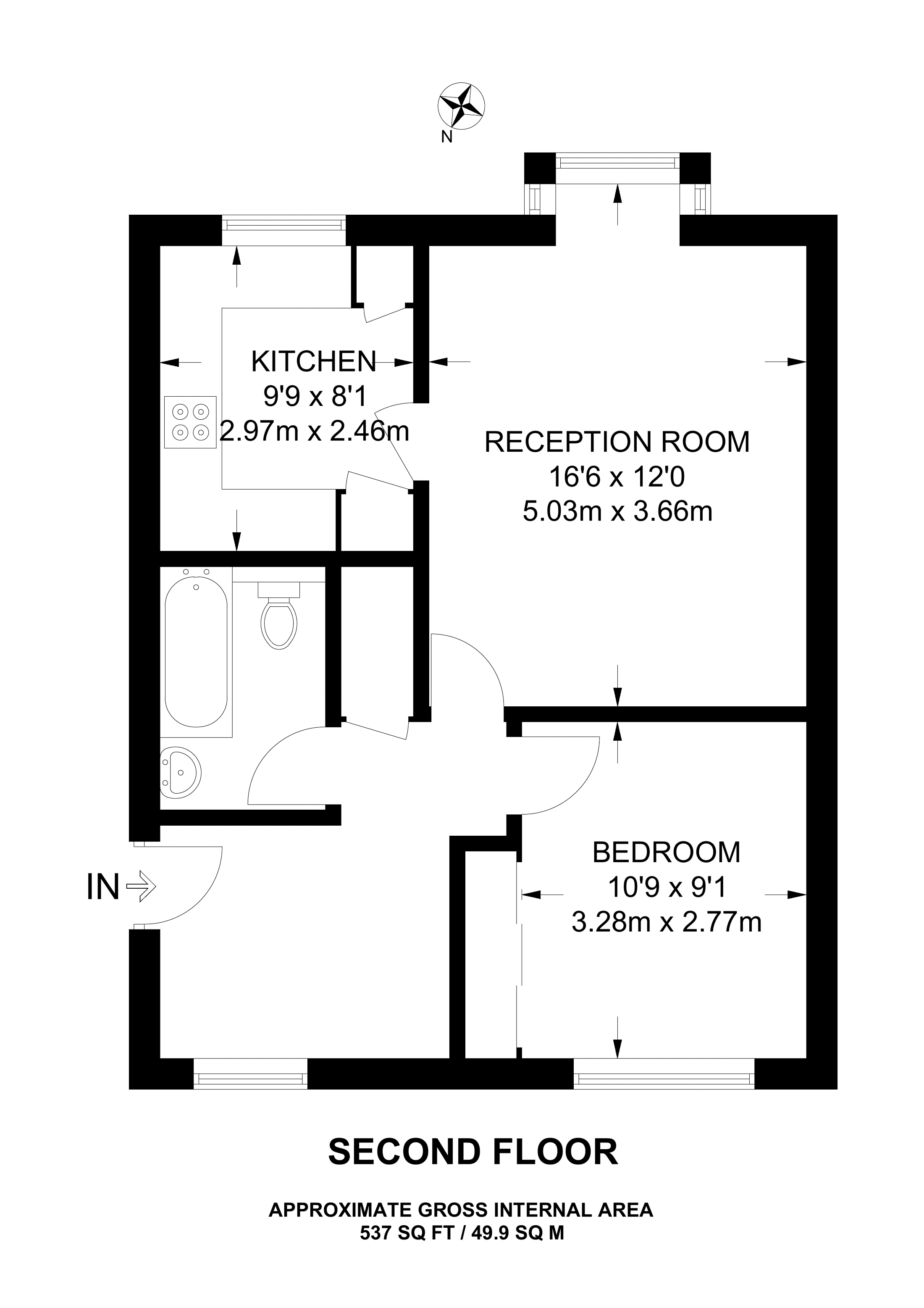 1 Bedrooms Flat for sale in Burnham Gardens, Croydon CR0