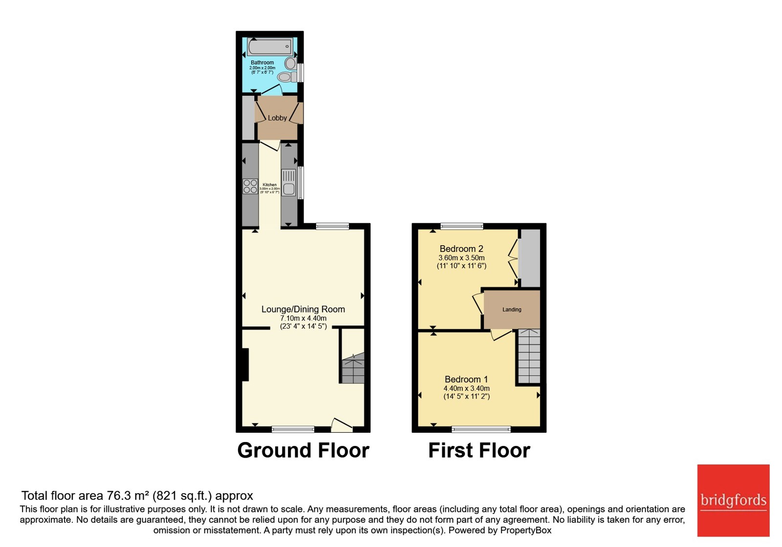 5, Prospect Terrace, Durham floorplan