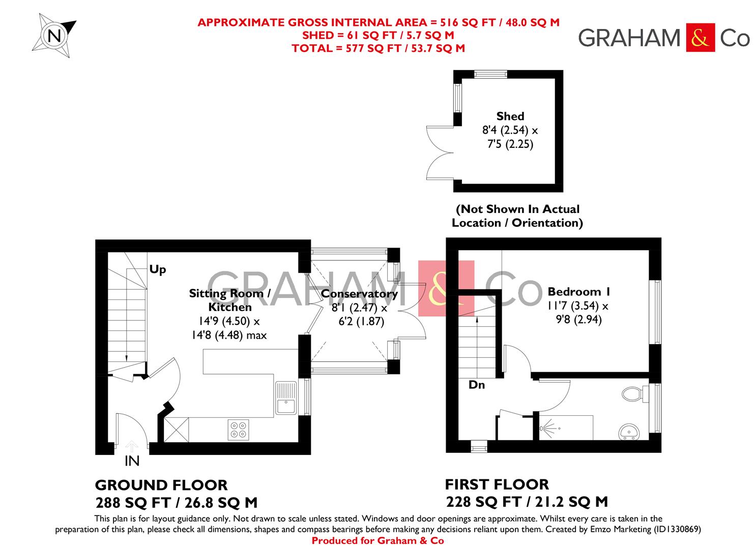 23, Hackwood Close, Andover floorplan
