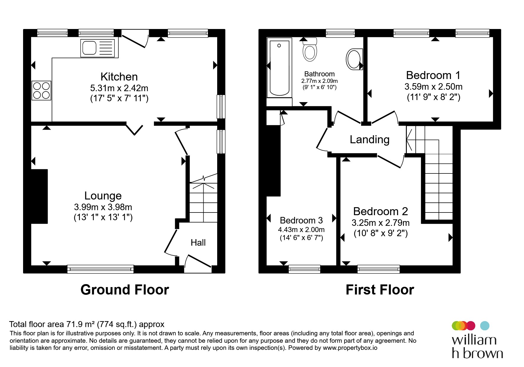 7, Ash Grove, Rotherham floorplan