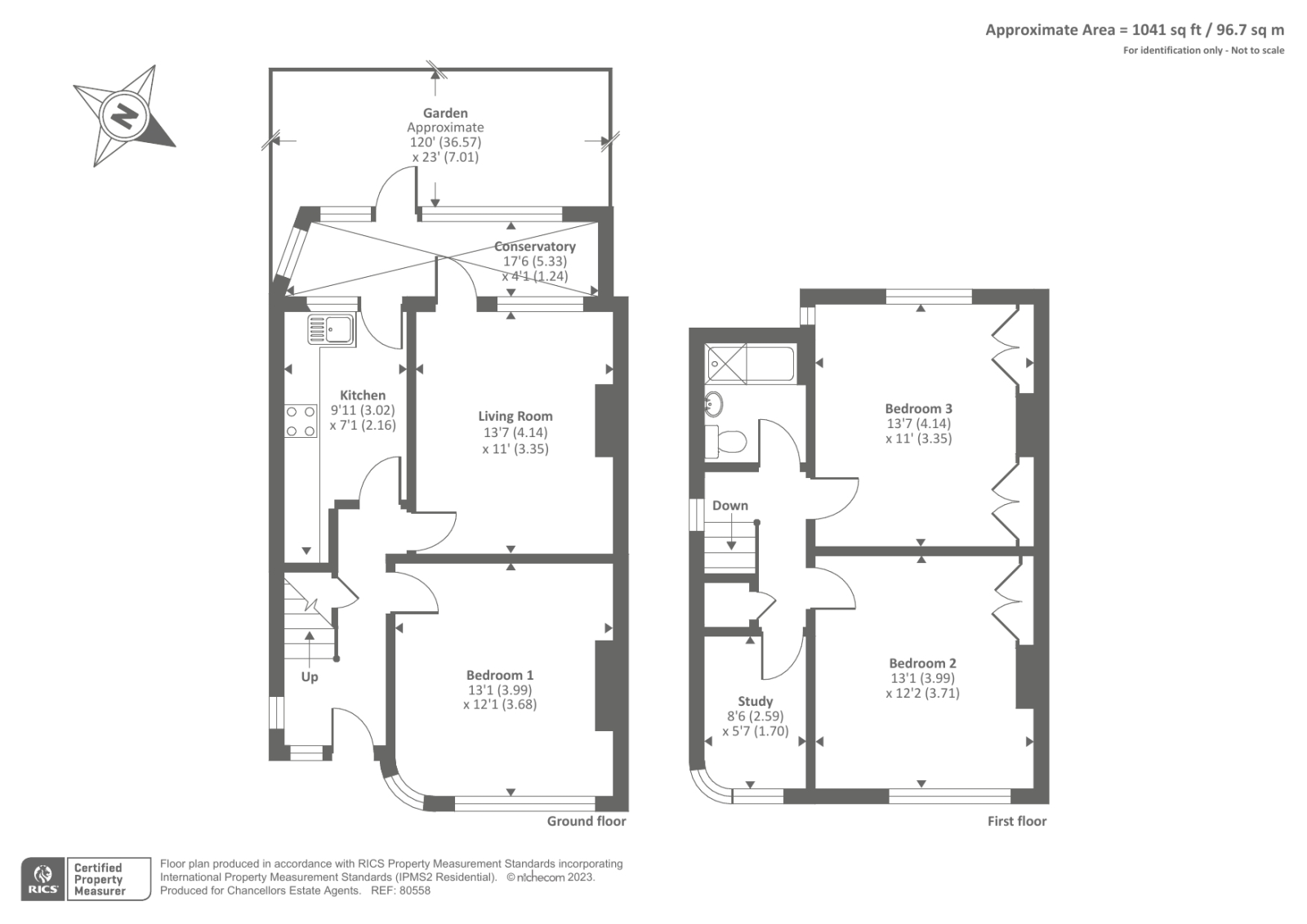 63 Wharton Road, Wharton Road, Headington, Oxford floorplan
