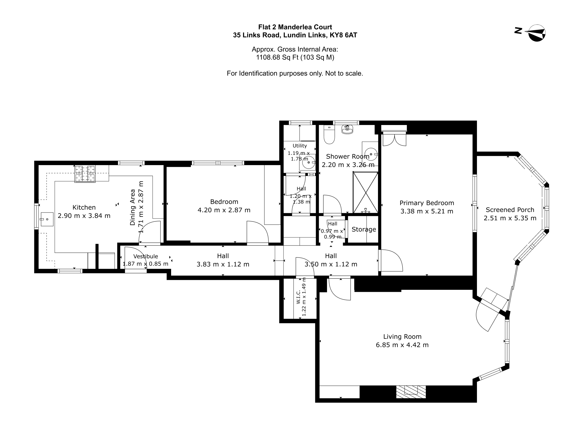 2, 35, Links Road, Fife floorplan