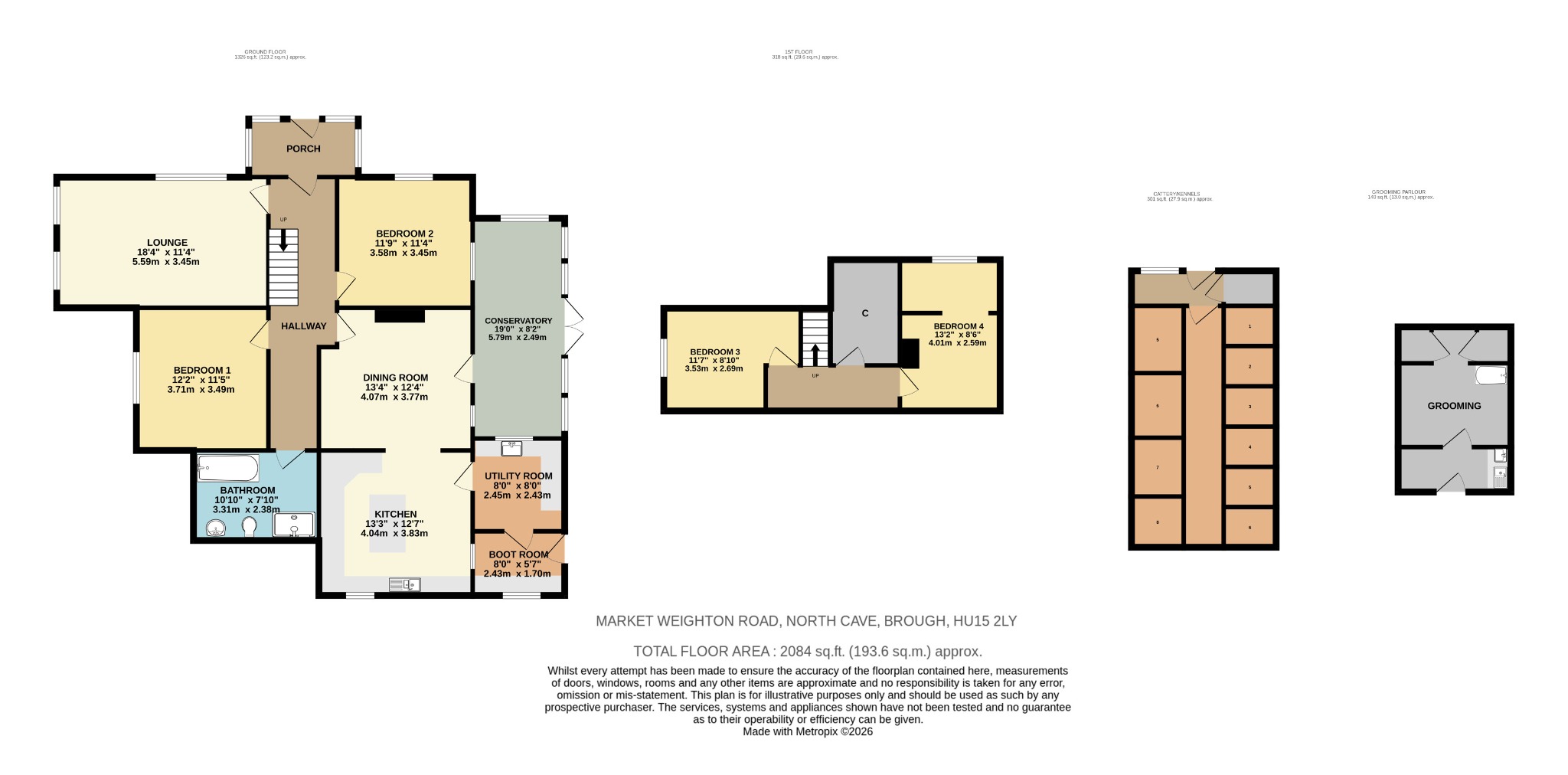 Lynter, Market Weighton Road, Brough floorplan