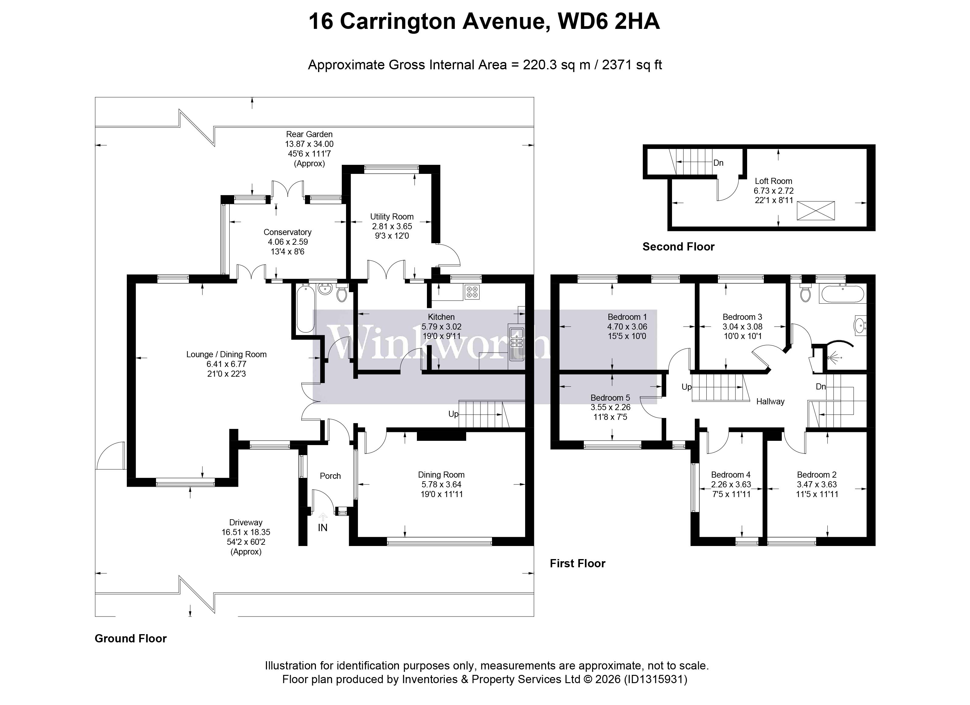 16, Carrington Avenue, Hertfordshire floorplan