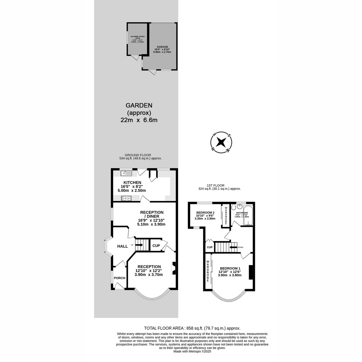 21, Cherry Tree Walk, West Wickham floorplan