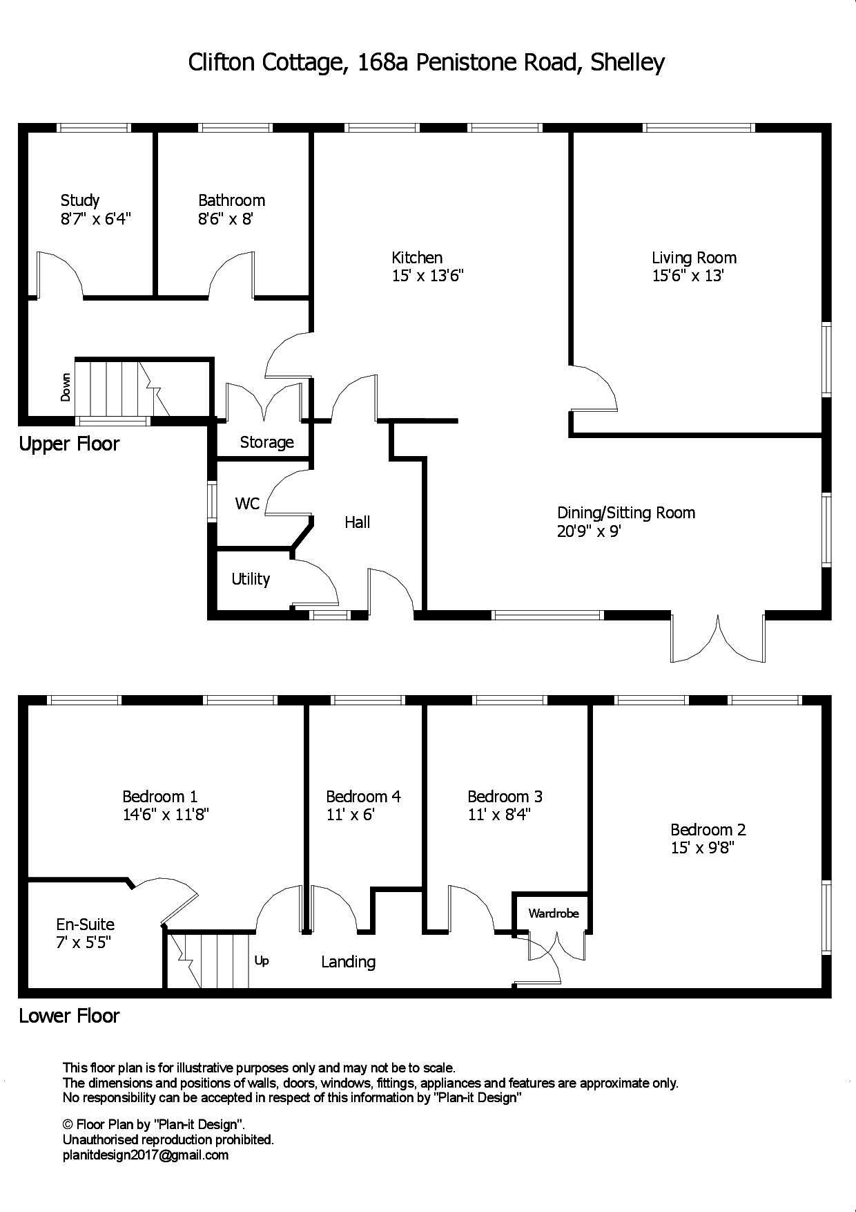 4 Bedrooms Detached house for sale in Penistone Road, Shelley, Huddersfield HD8