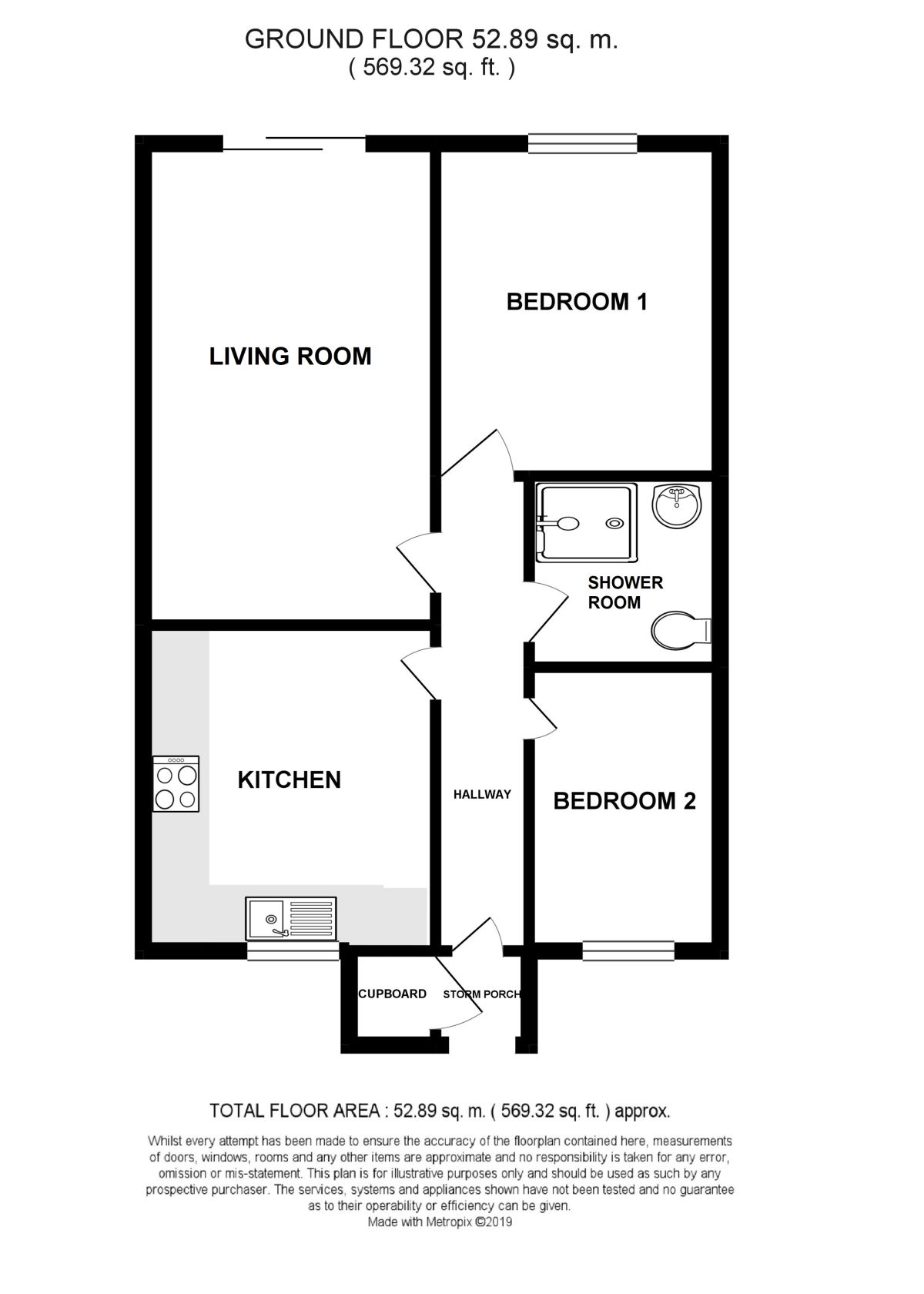 2 Bedrooms Bungalow for sale in The Beeches, Park Street, St. Albans AL2