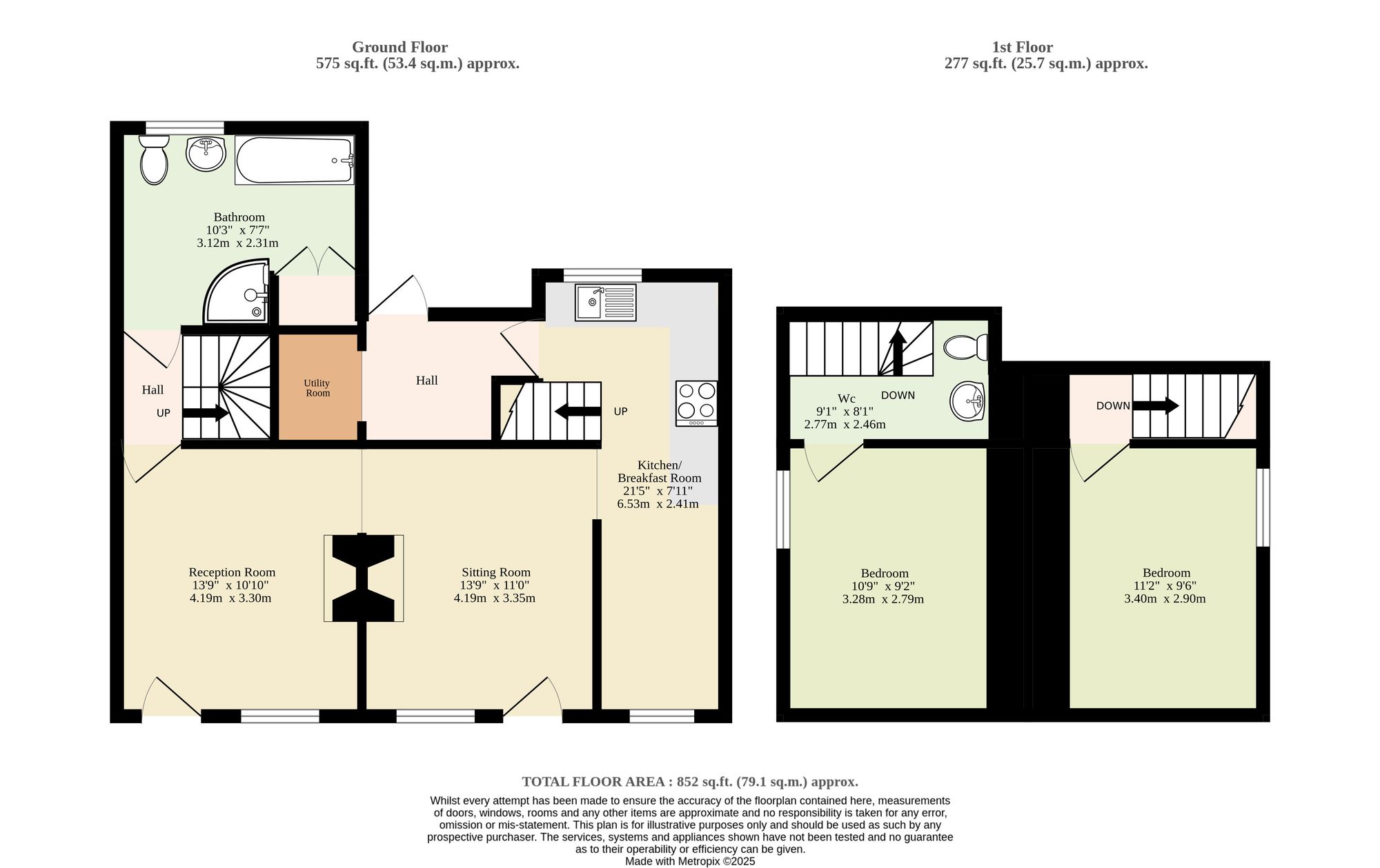 October Cottage Lion Road, Diss floorplan