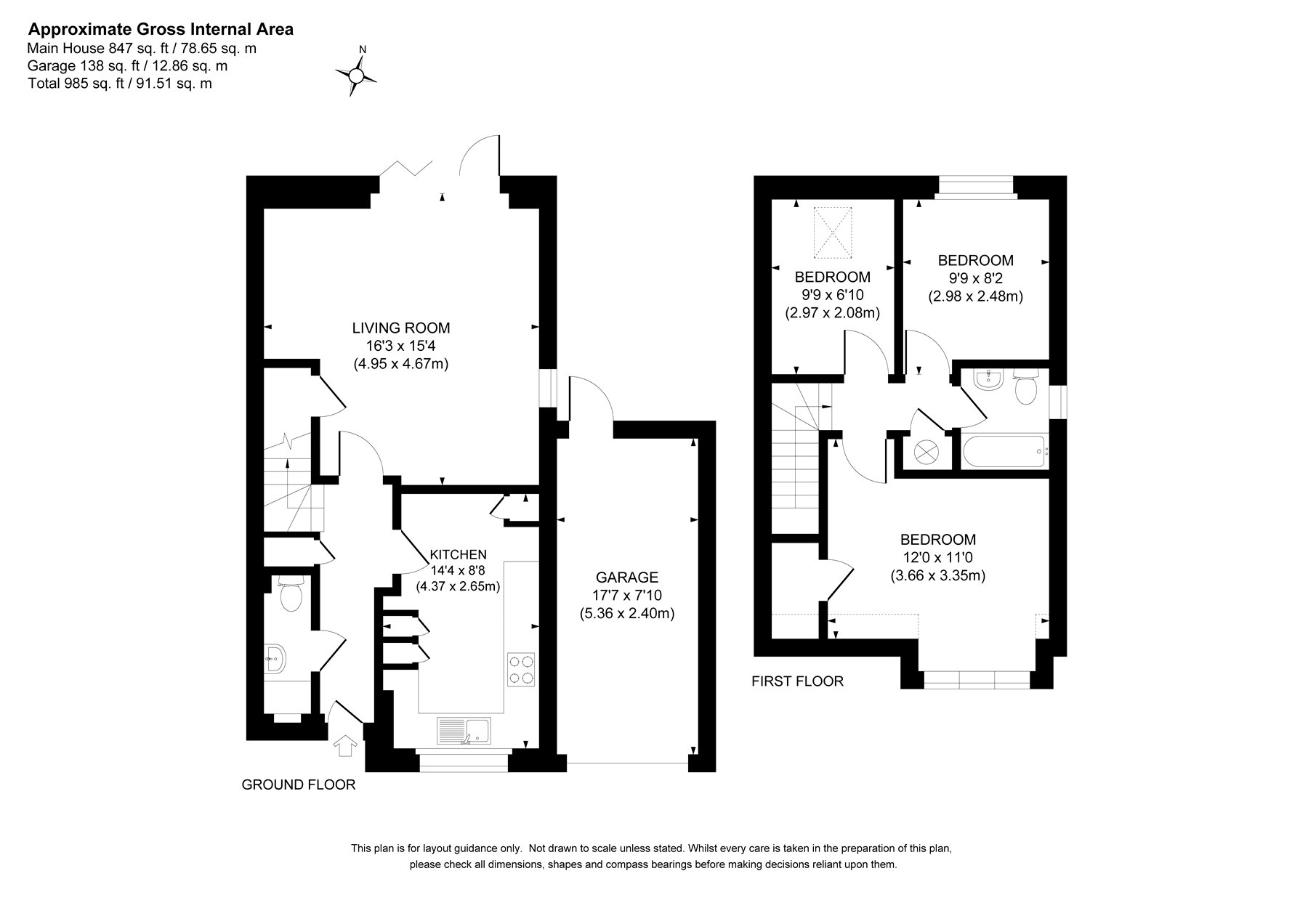 9, Miller Road, Surrey floorplan