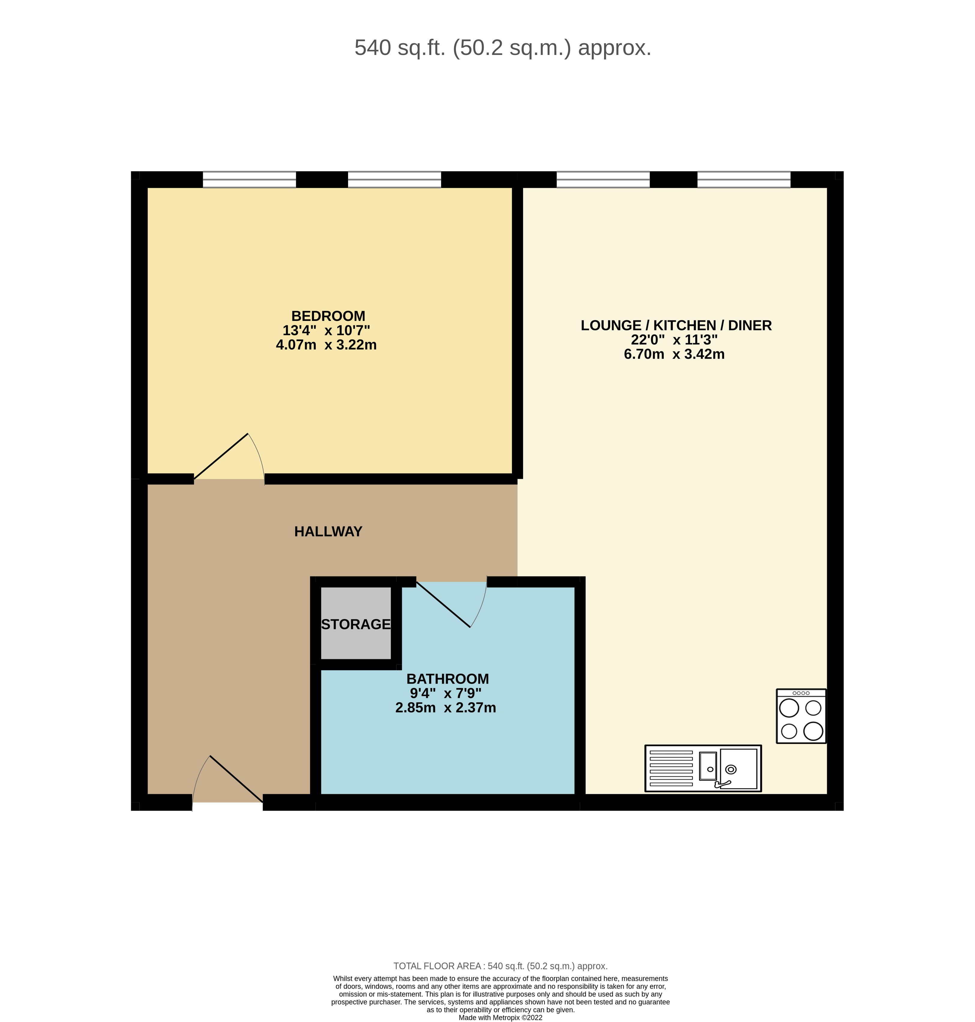 Hayfield Road, Salford, Greater Manchester M6, 1 bedroom flat for sale