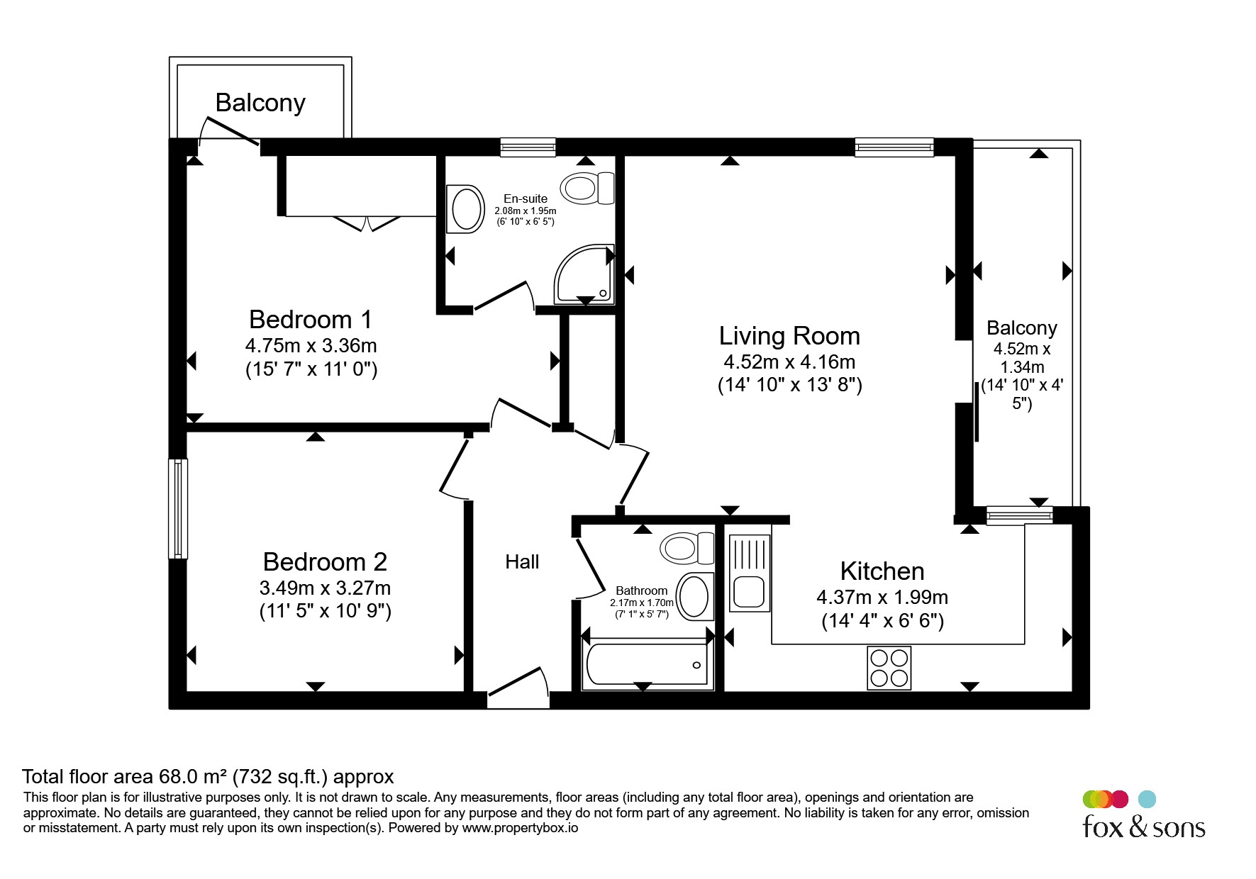 Flat 5, Kea Court, 6, Genovesa Way, Eastbourne floorplan