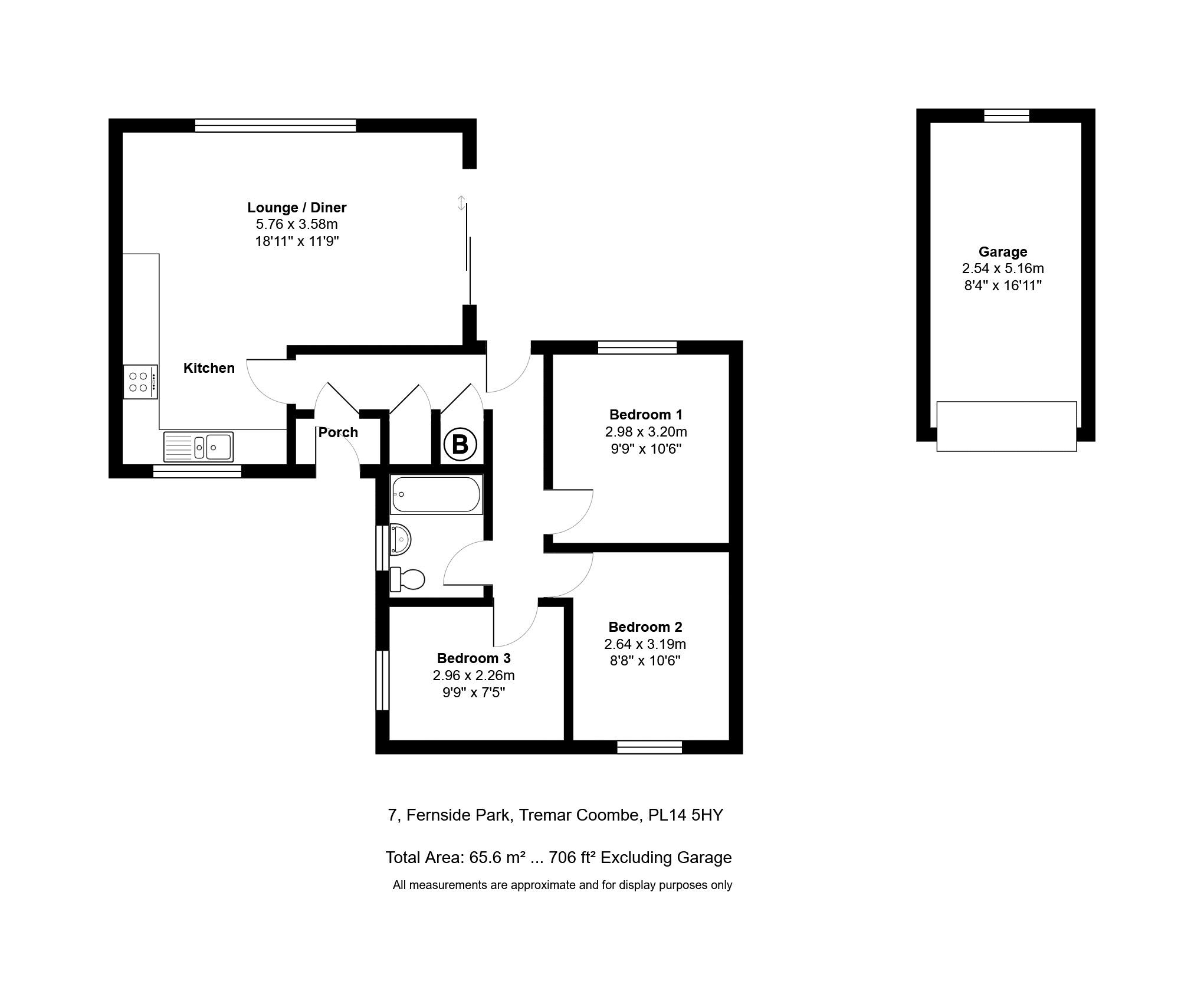Fernside Park, Liskeard floorplan