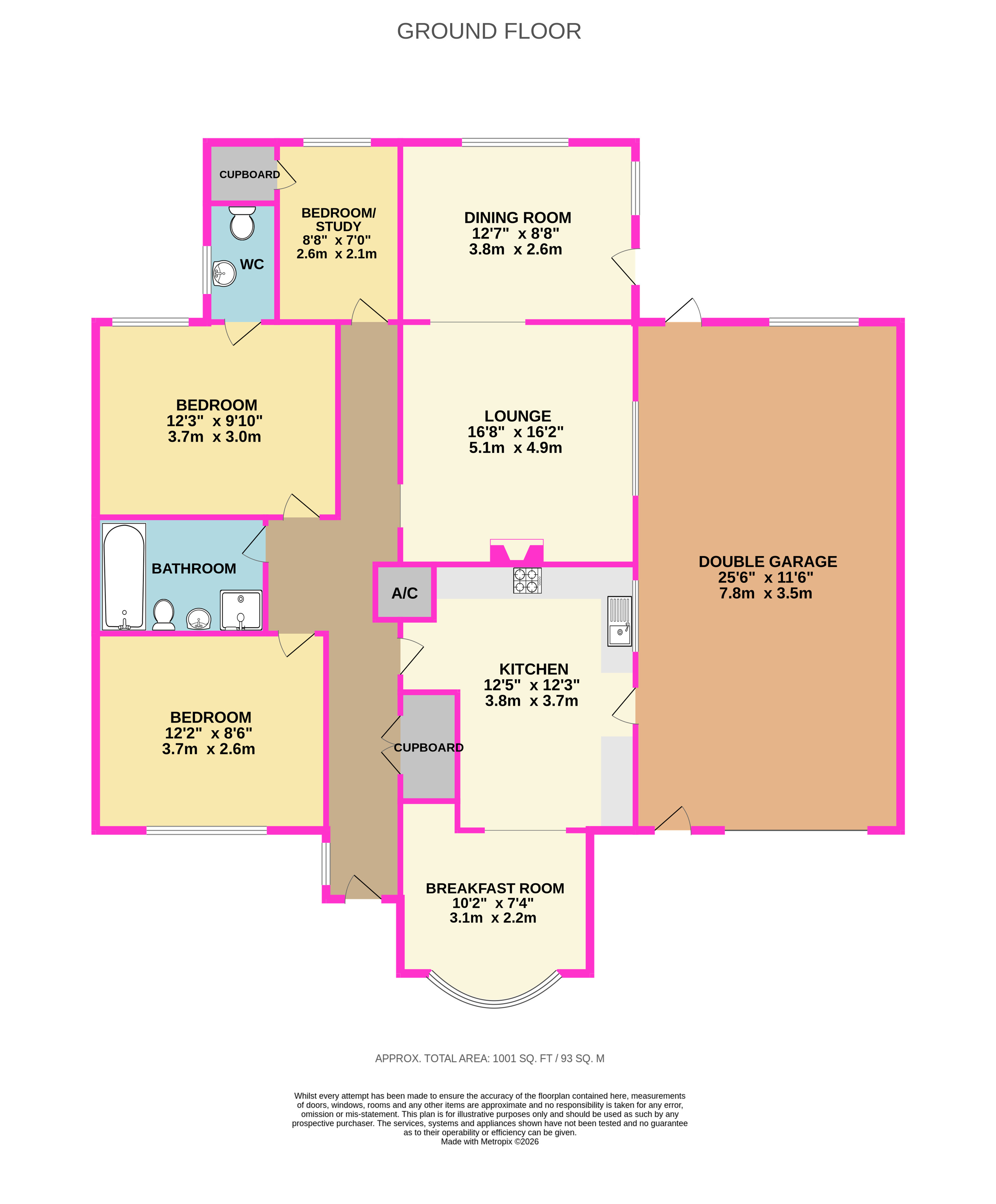 18, Harts Leap Road, Berkshire floorplan