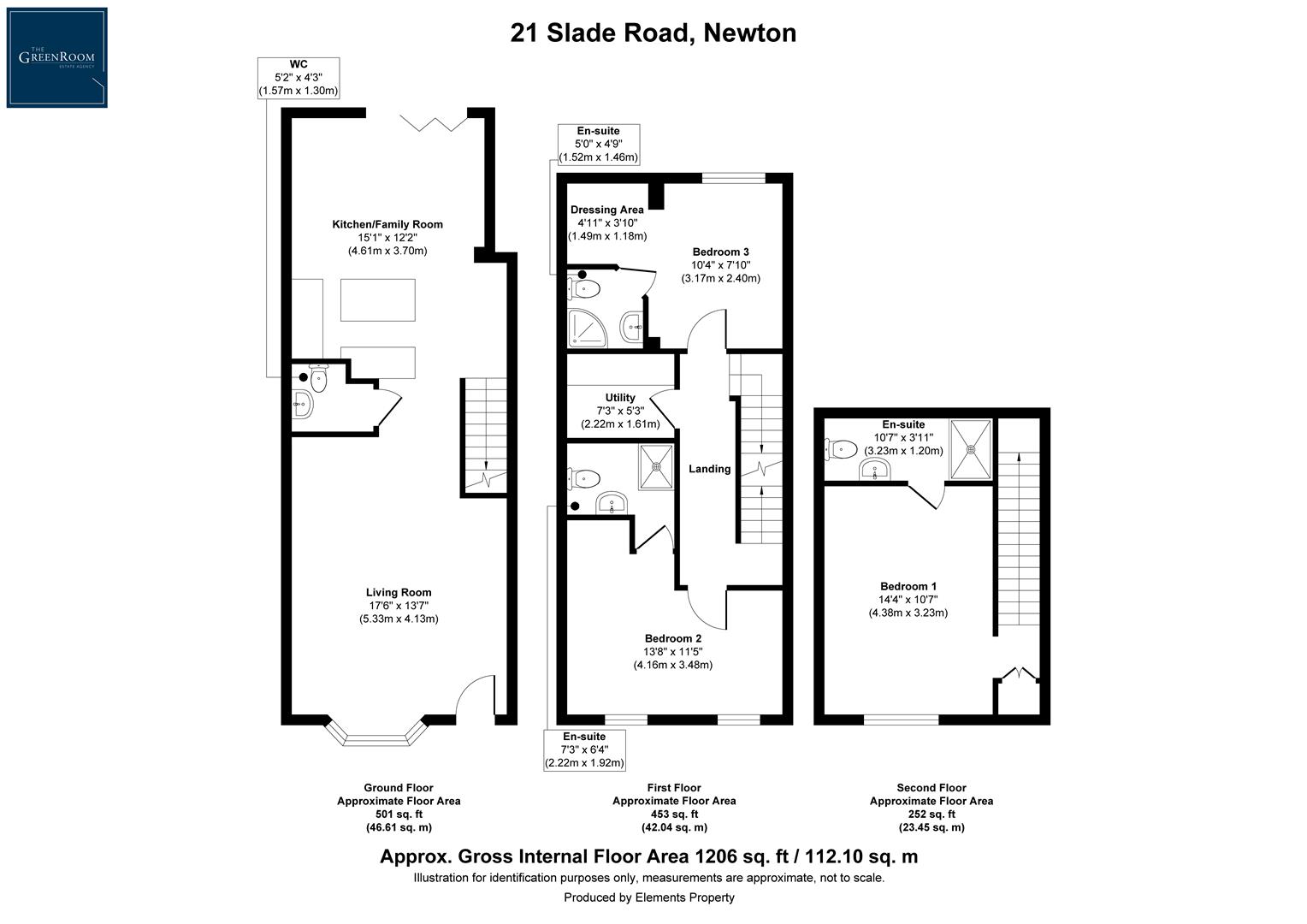 21, Slade Road, Swansea floorplan