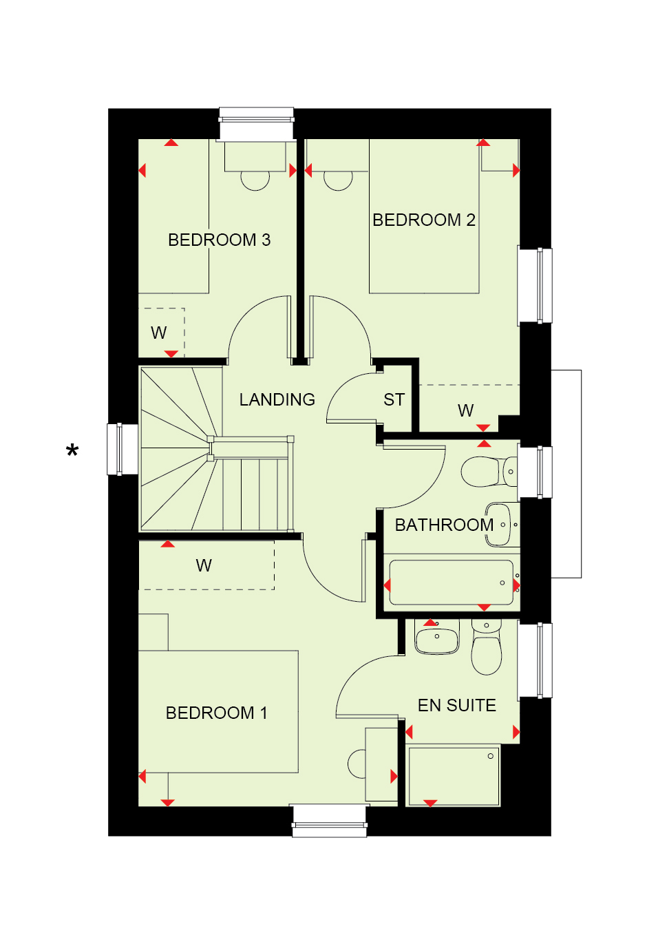 HA61713, Rhodfa'r Hen Chwarel, Llanwern, Newport floorplan