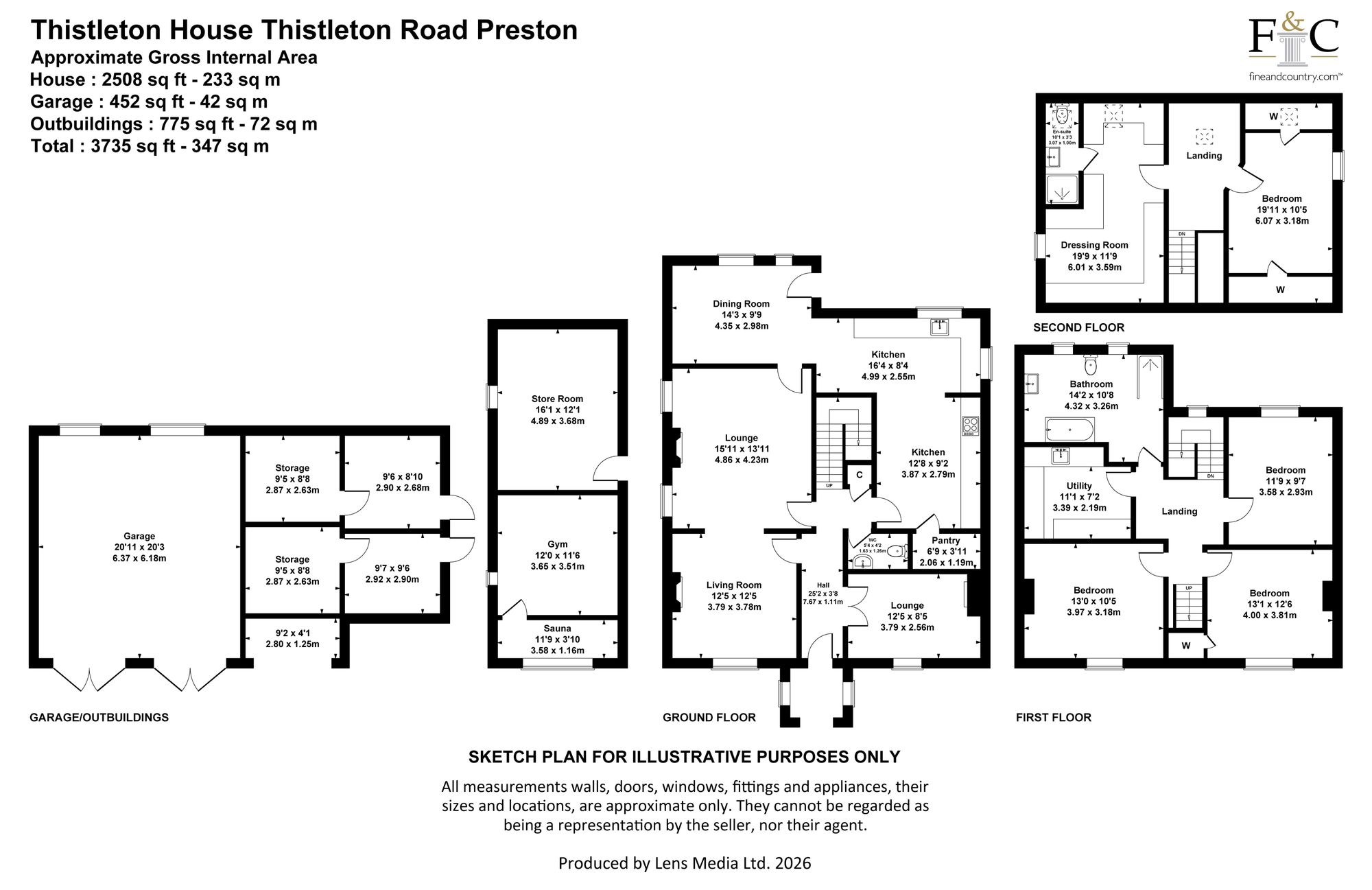 Thistleton House Thistleton Road, Preston floorplan