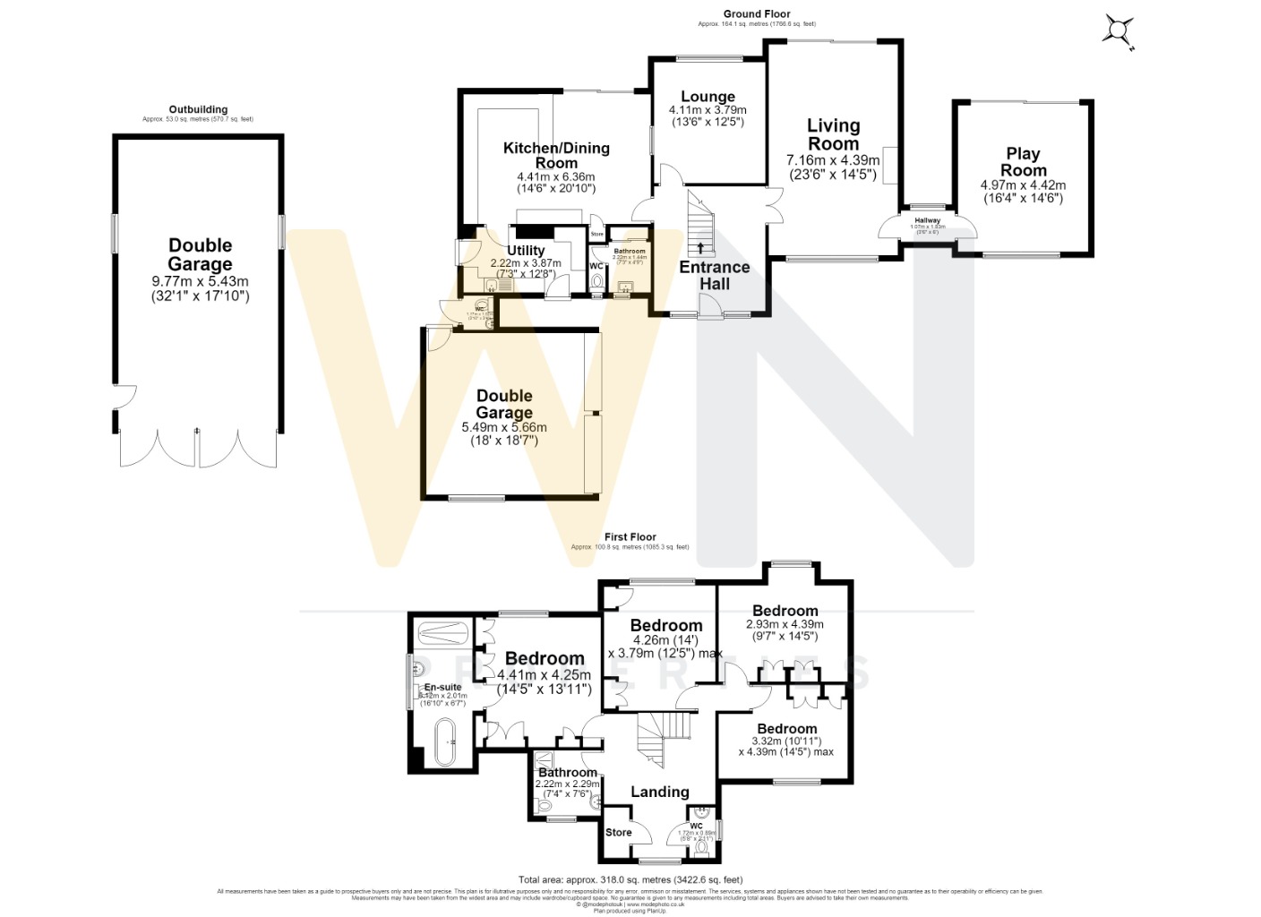 Oak Cottage, Heronway, Brentwood floorplan