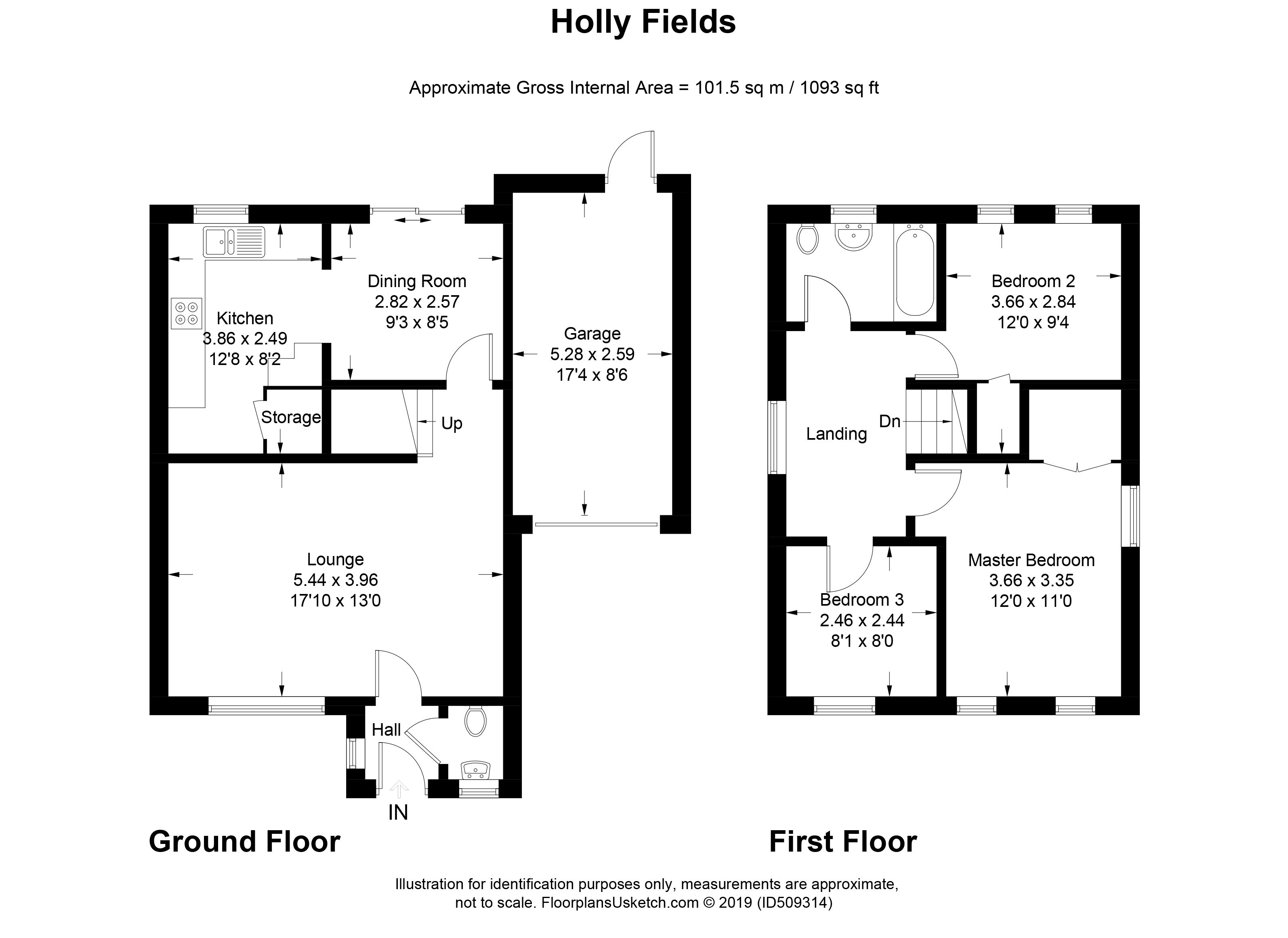 3 Bedrooms Link-detached house for sale in Hollyfields, Broxbourne EN10