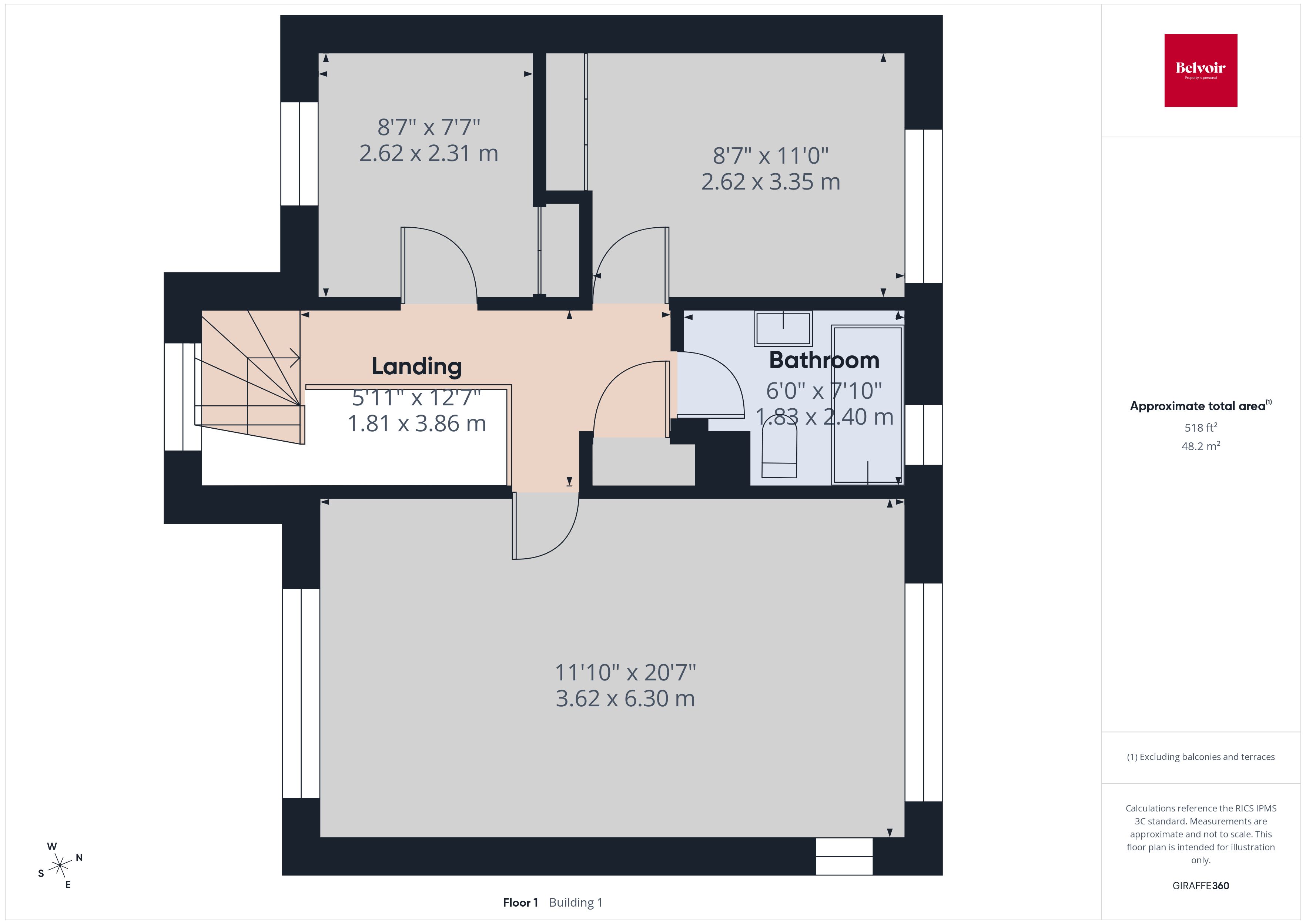 23, Wychwood Close, Swansea floorplan