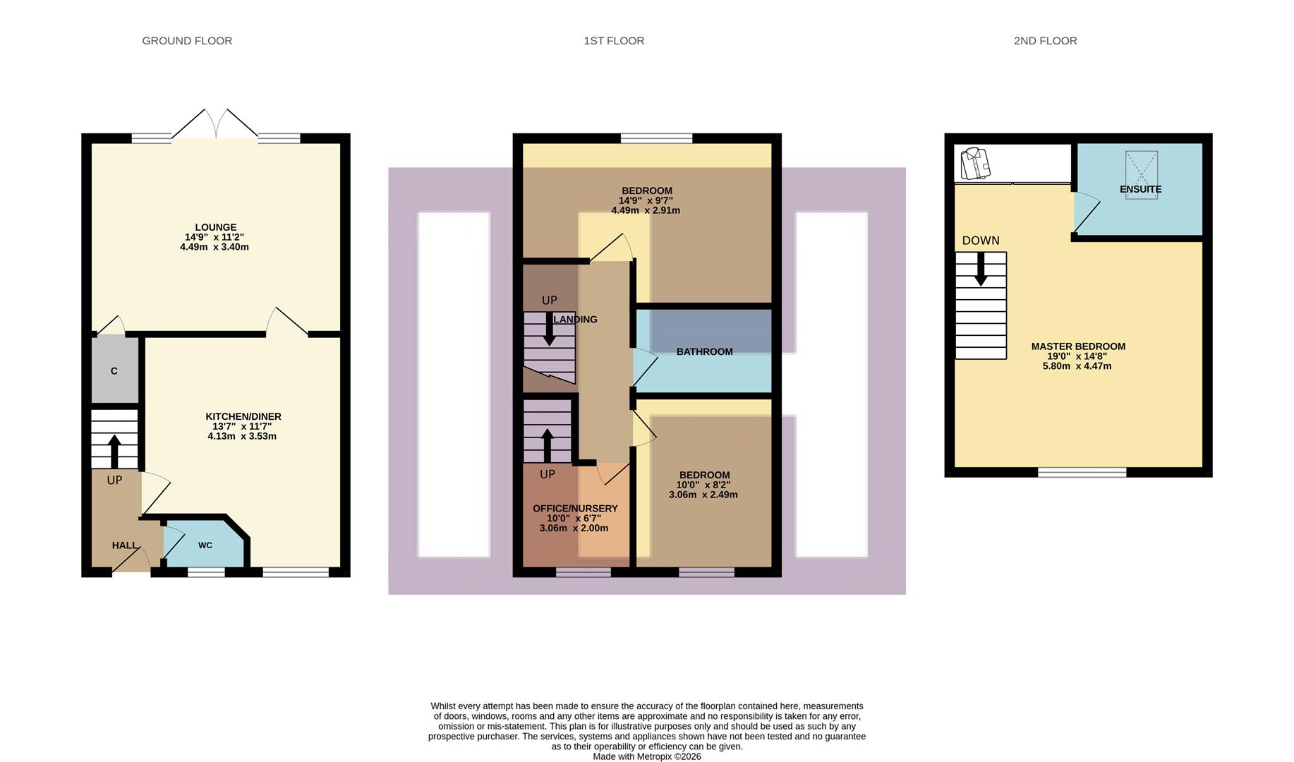 4, Gable Court, Thornaby floorplan