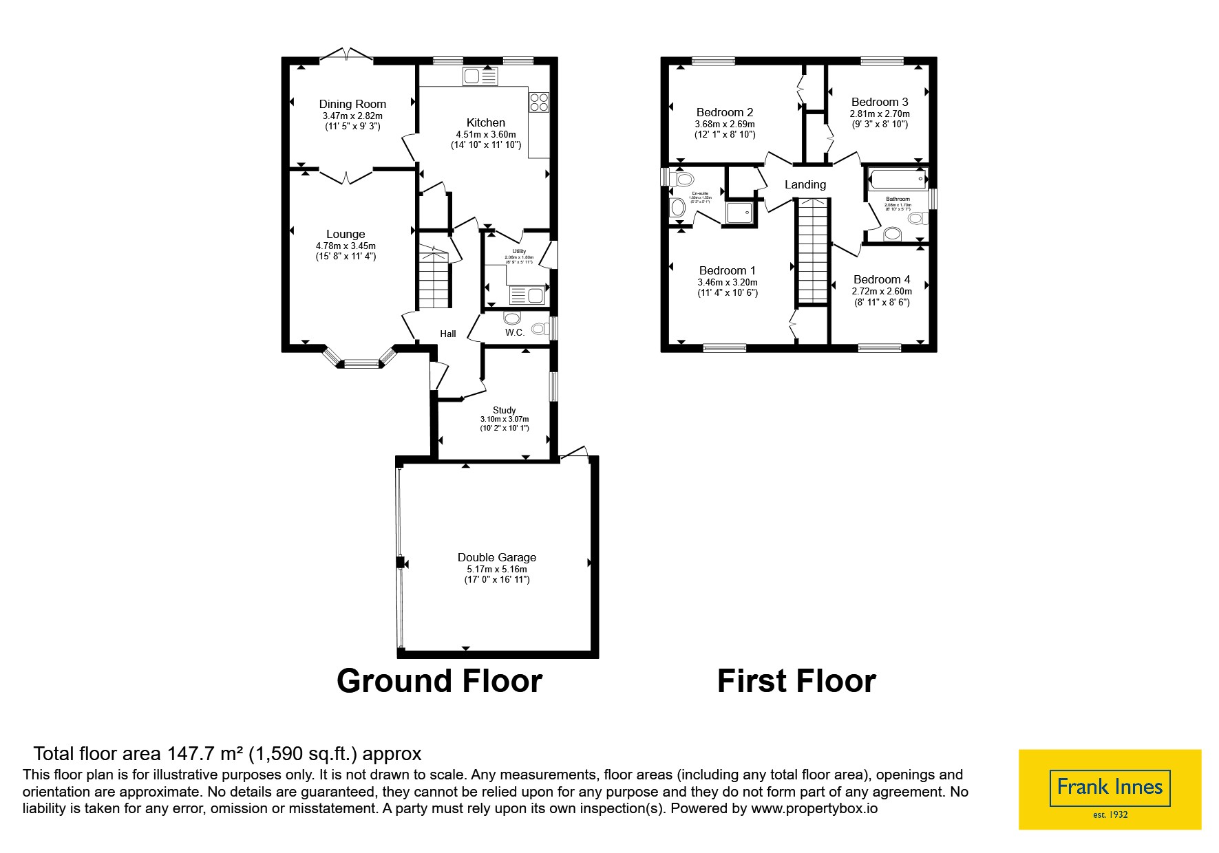 61, Forest Edge Way, Staffordshire floorplan