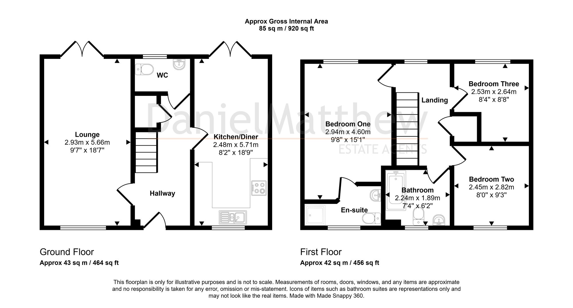 38 Maes Y Piod, Bridgend floorplan
