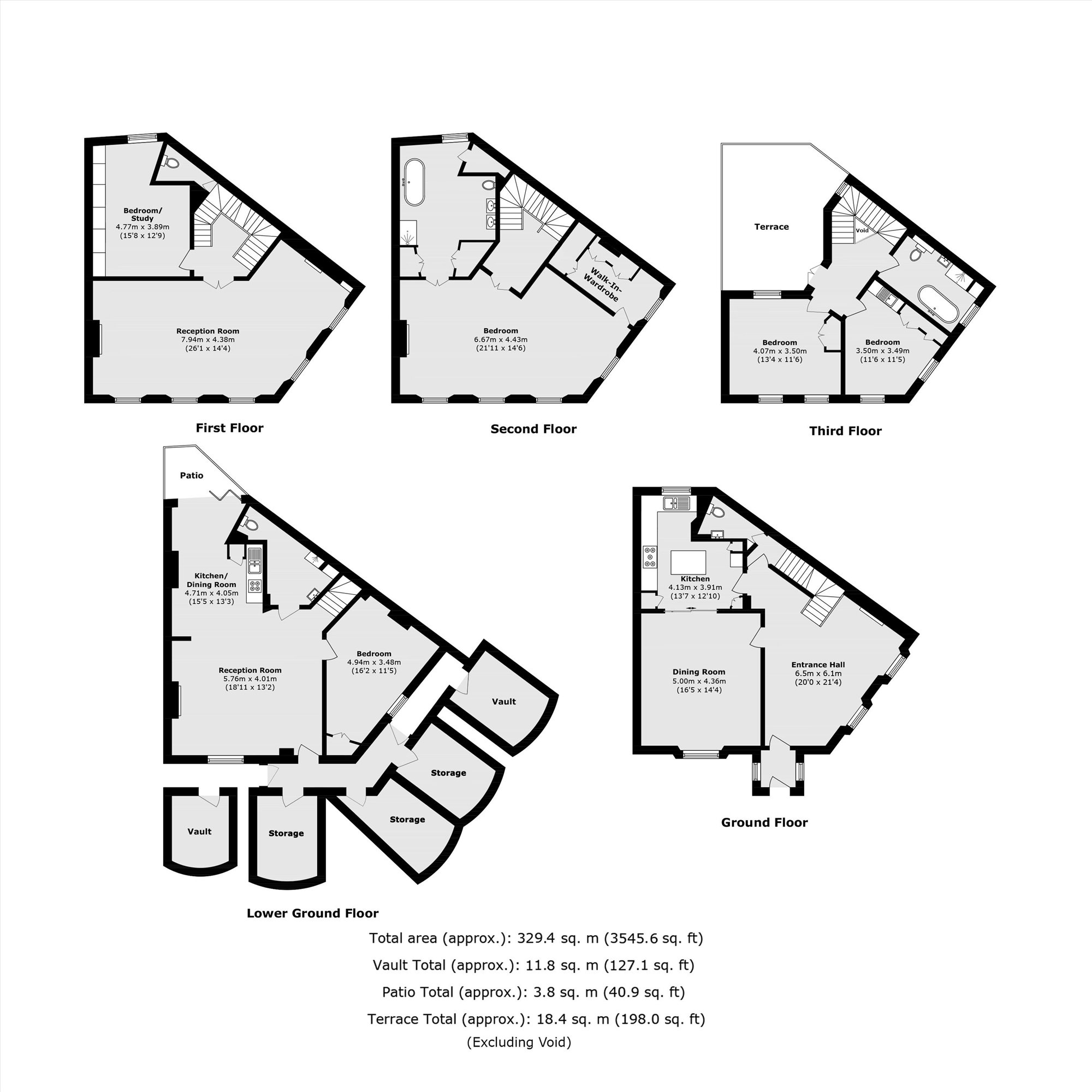 37, Denbigh Street, London floorplan