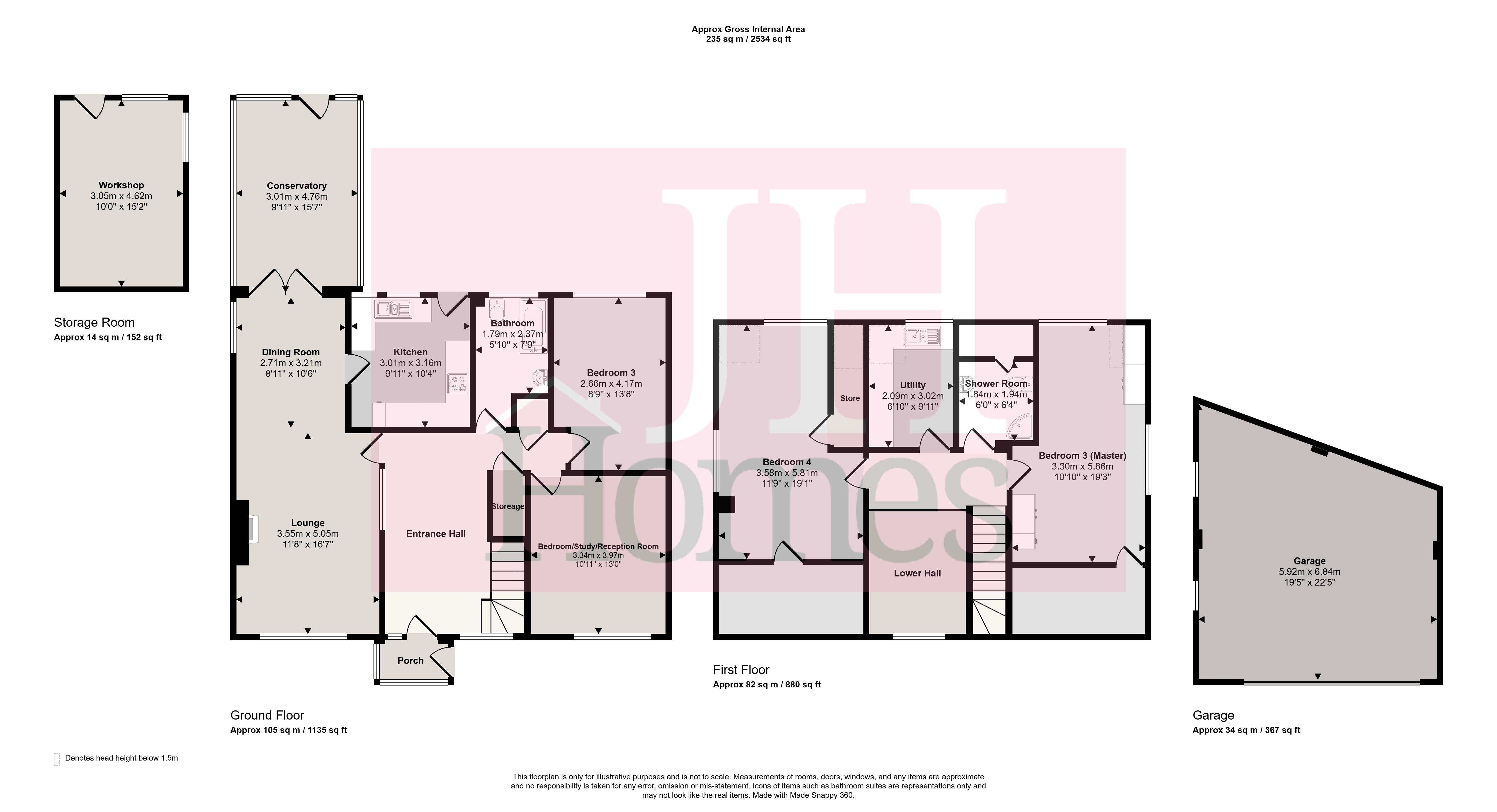 Higher Ingleside, Broughton Beck, Ulverston floorplan