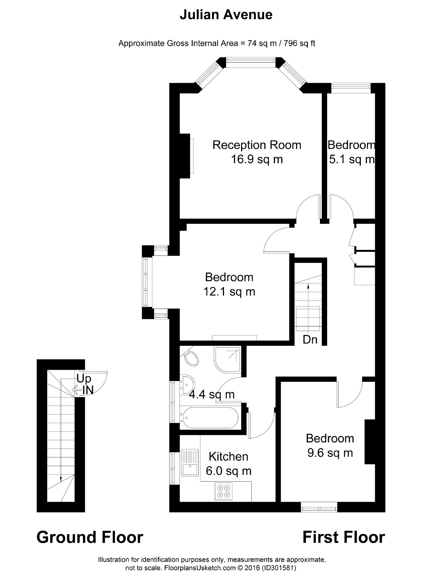2 Bedrooms Flat to rent in Julian Avenue, London W3