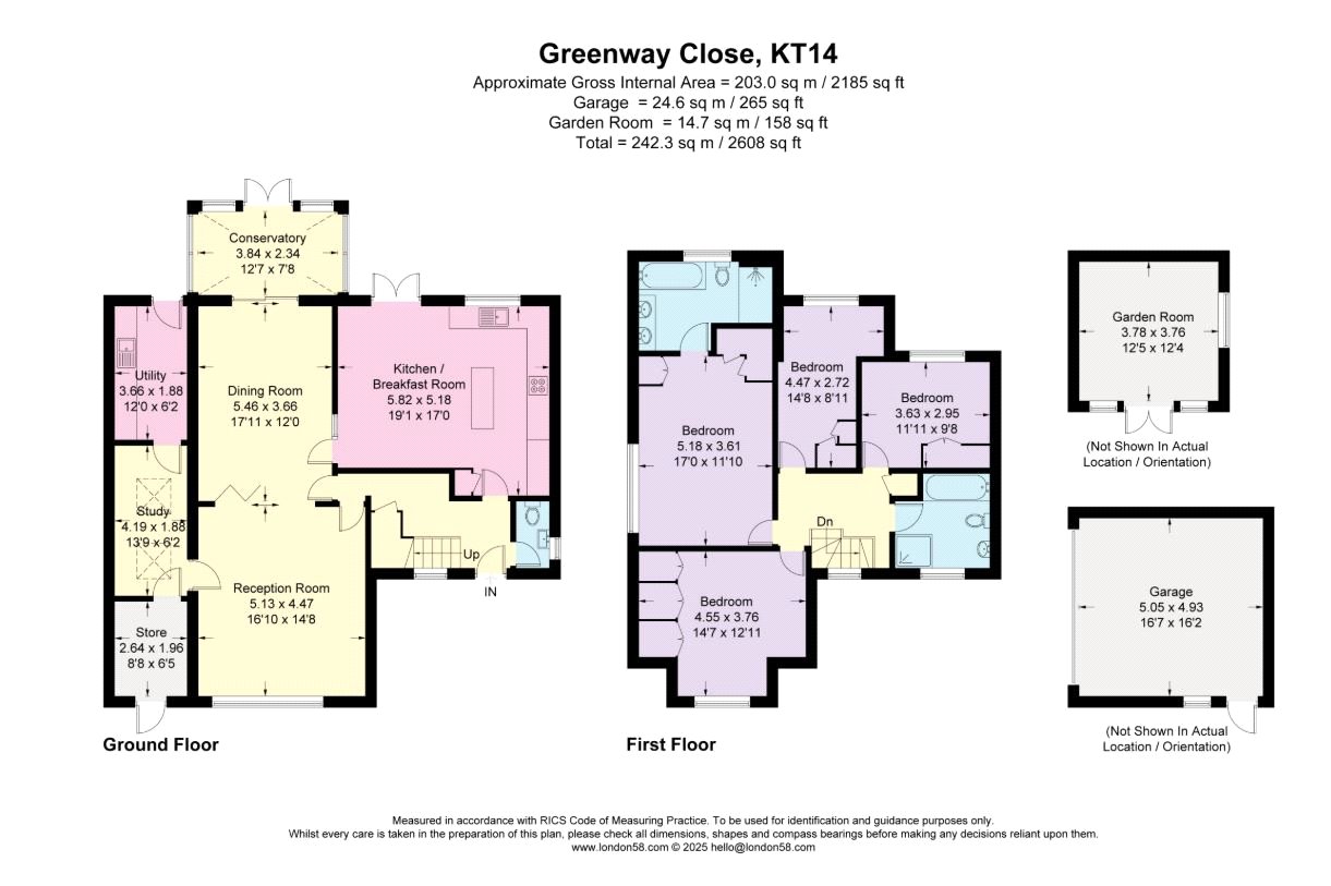 11, Greenway Close, West Byfleet floorplan