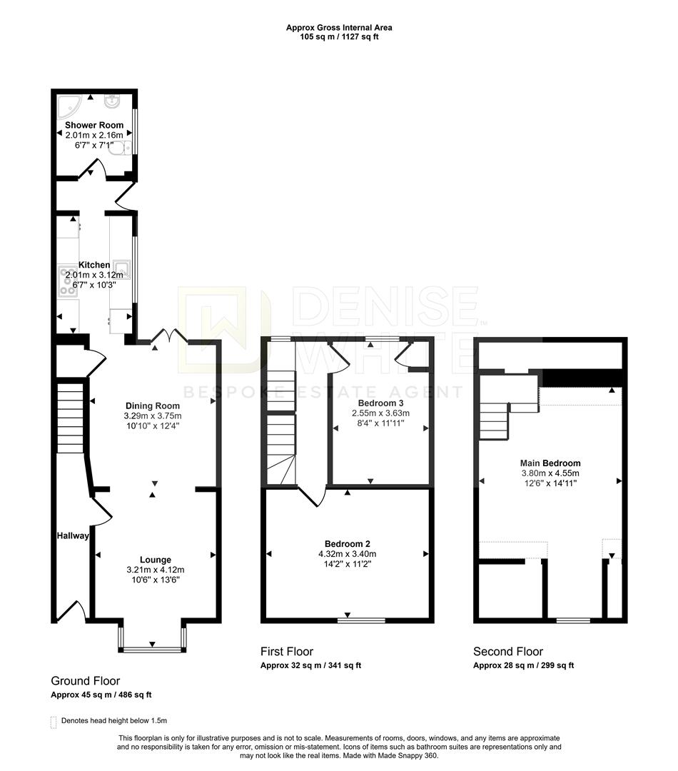 18, North Street, Leek floorplan