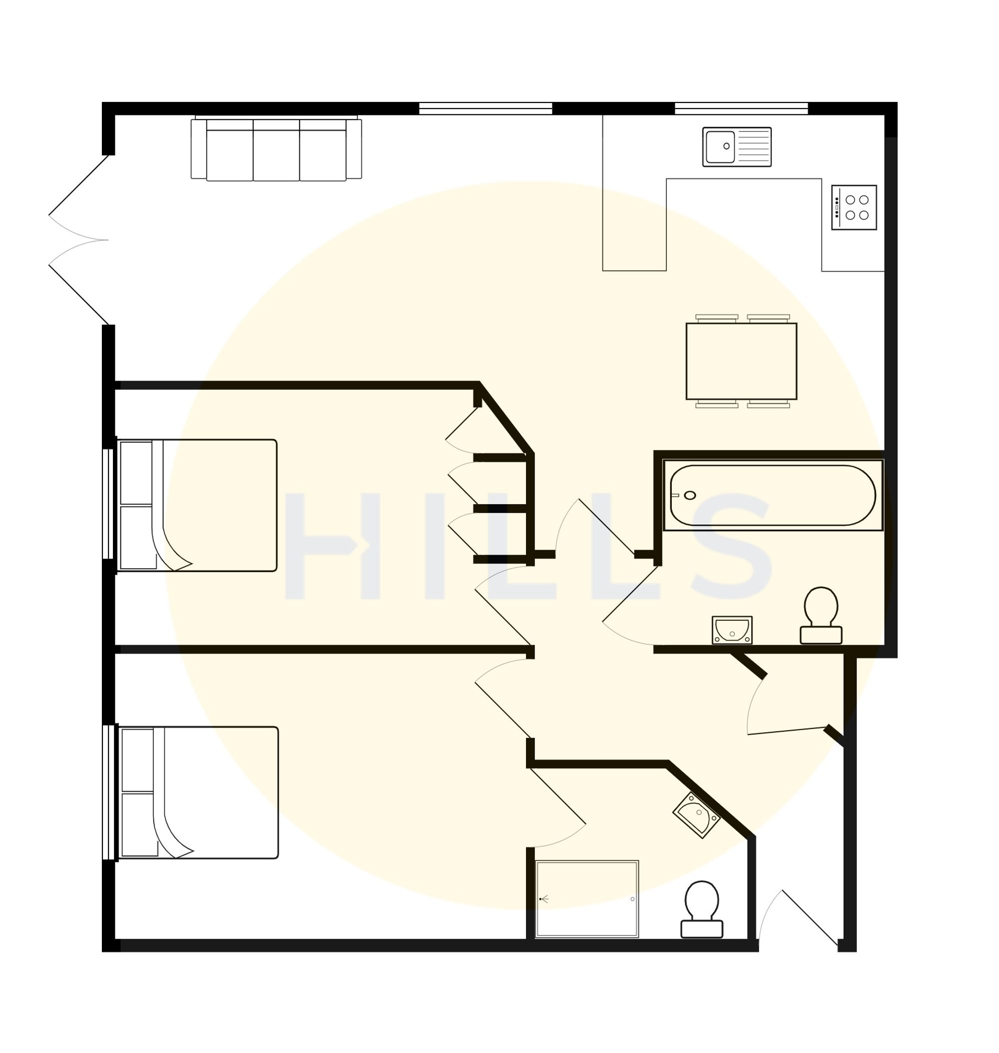 64 Godolphin Close, Manchester floorplan