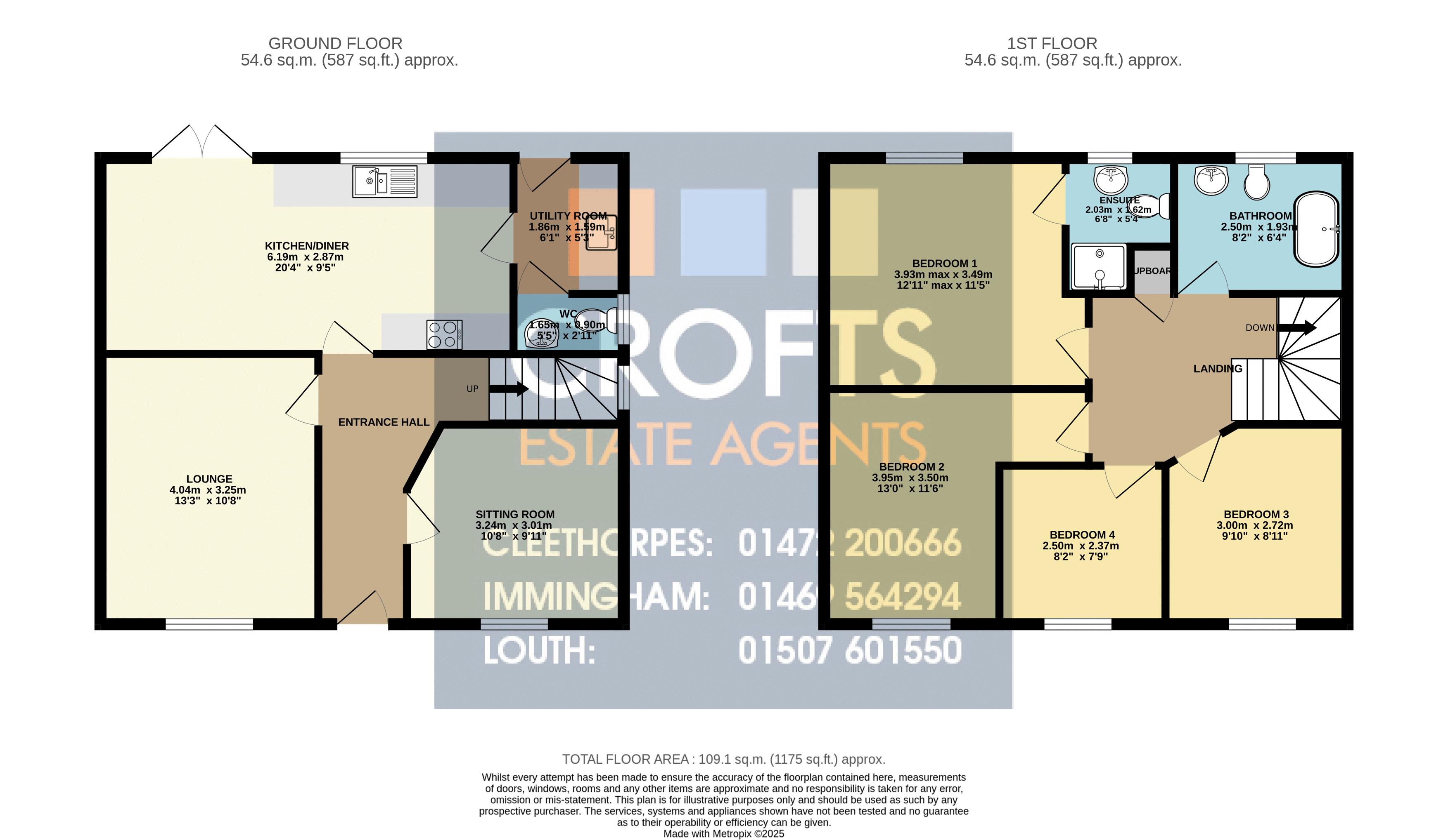 5, Bevers Way, Holton-Le-Clay floorplan