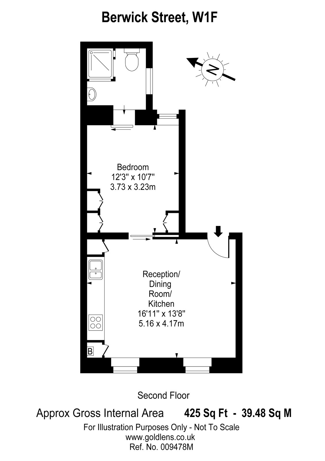 1 Bedrooms Flat to rent in Berwick Street, London W1F