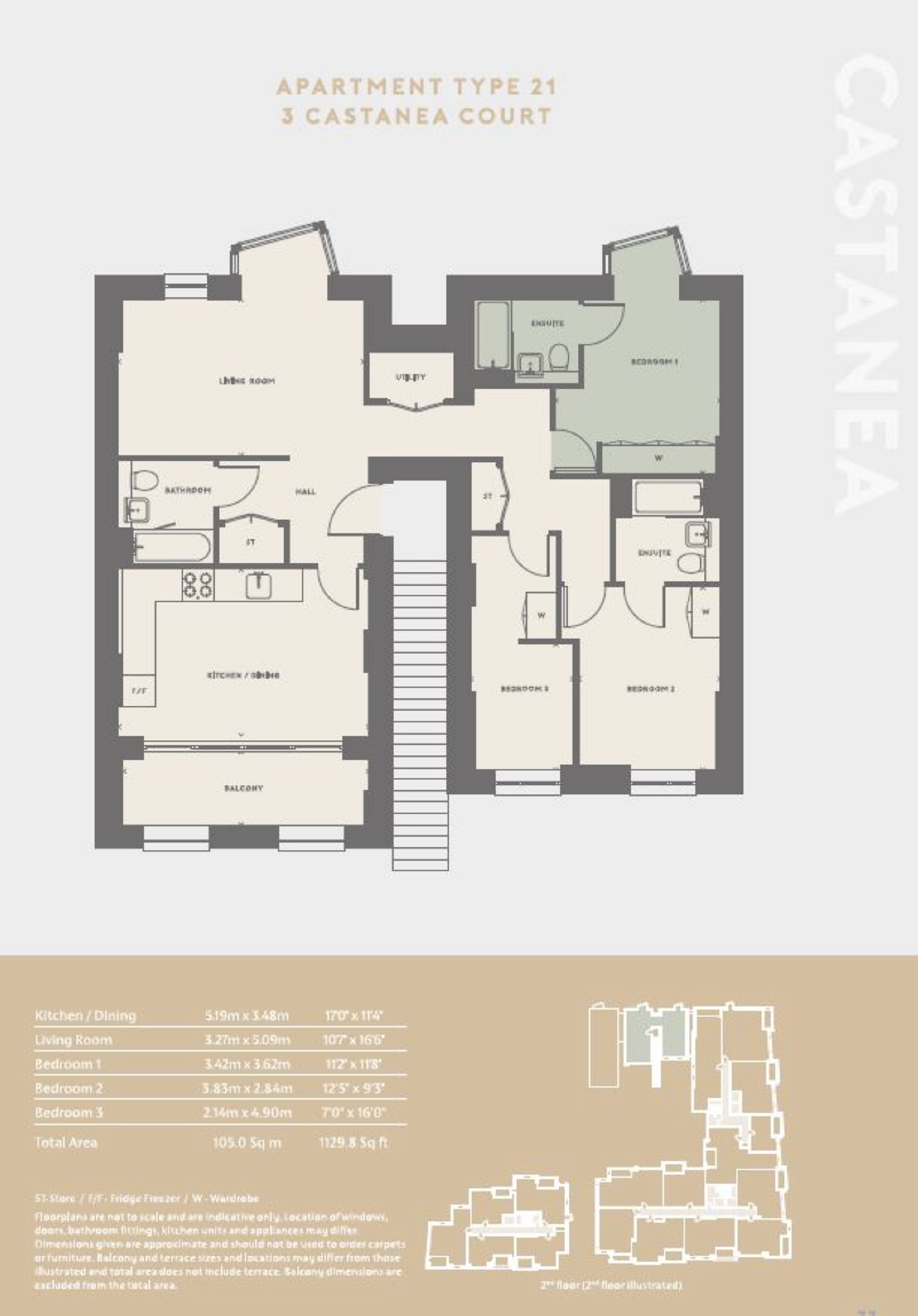 H4 Castanea Court, 5-29, Coombe Road, New Malden floorplan