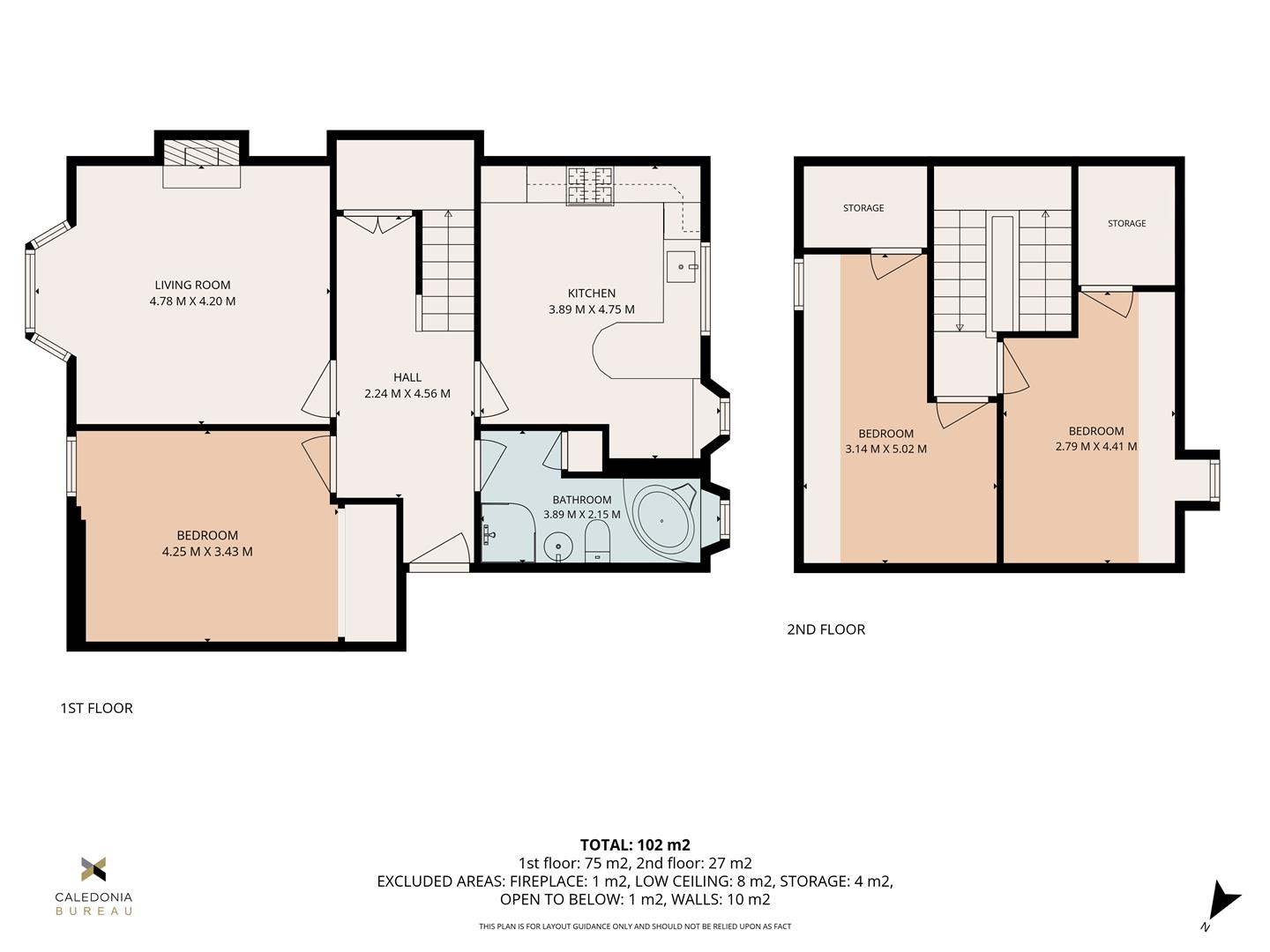 3/2, Chapelton Gardens, Dumbarton floorplan