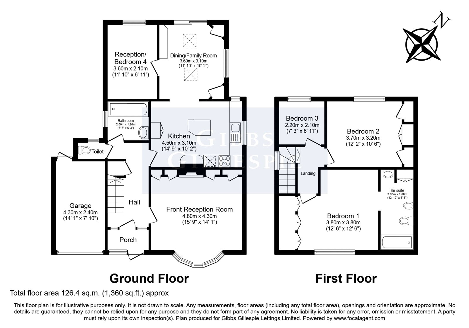 15, York Road, Northwood floorplan