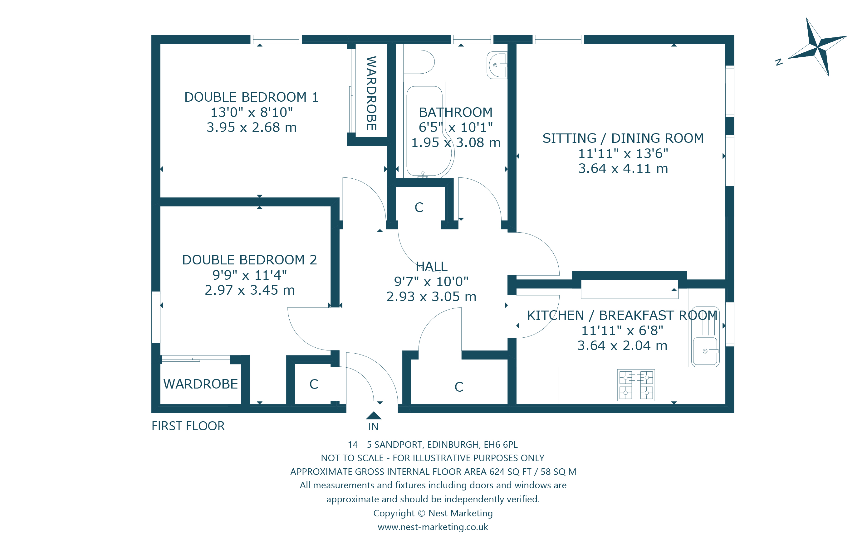 14/5, Sandport, EDINBURGH floorplan