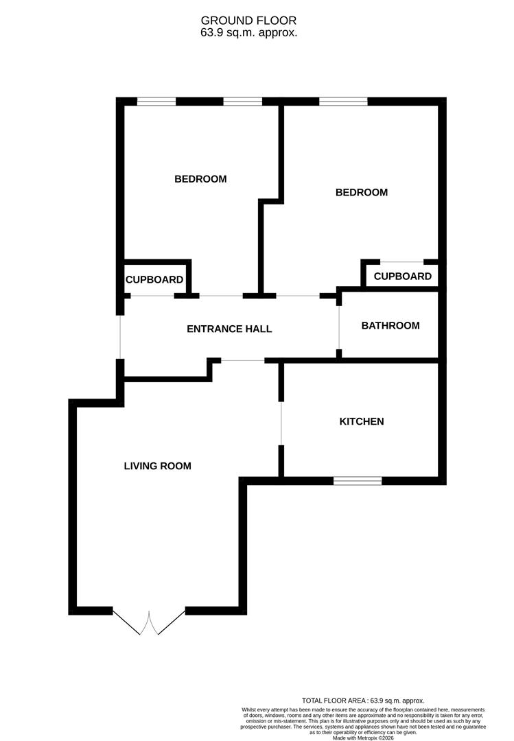 Flat 10, Whites Weigh, Auchtermuchty floorplan