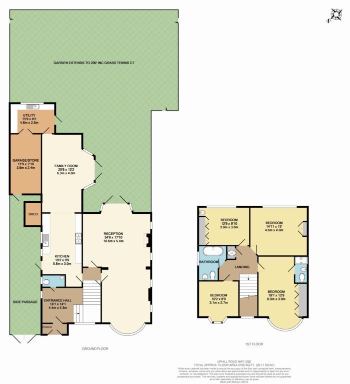 Uphill Road, Uphill Road, Mill Hill floorplan