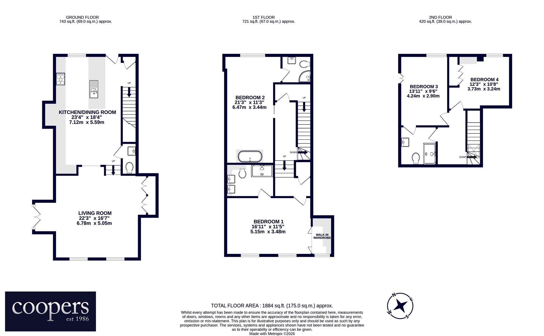 3, Old Mill Close, Uxbridge floorplan