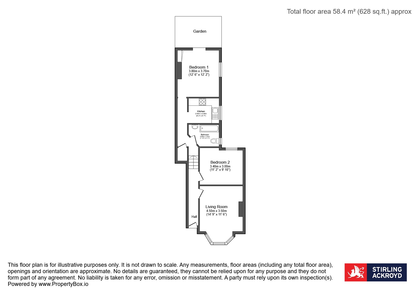 137, Oakhill Road, Putney floorplan