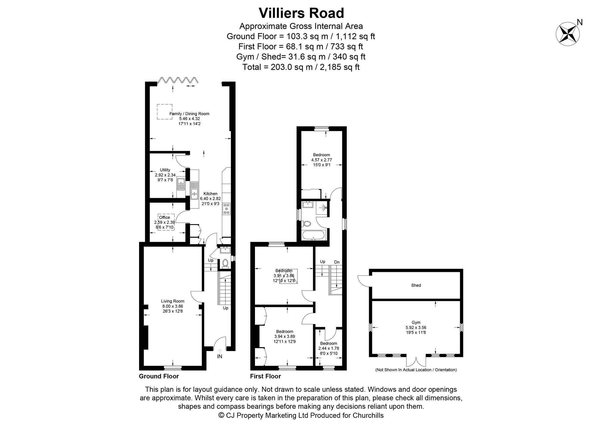 7 Villiers Road, Watford floorplan