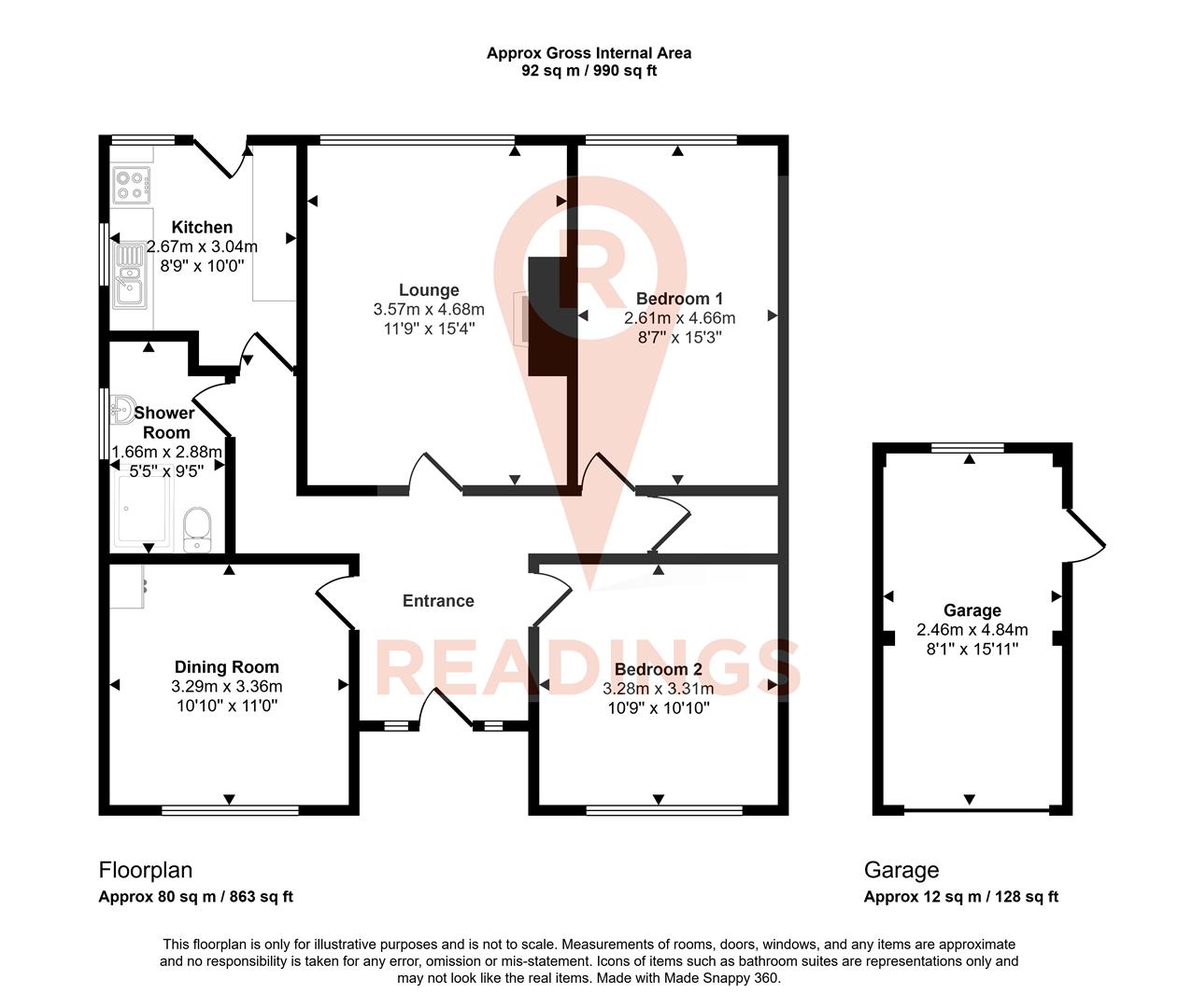 49, Armson Avenue, Leicester floorplan