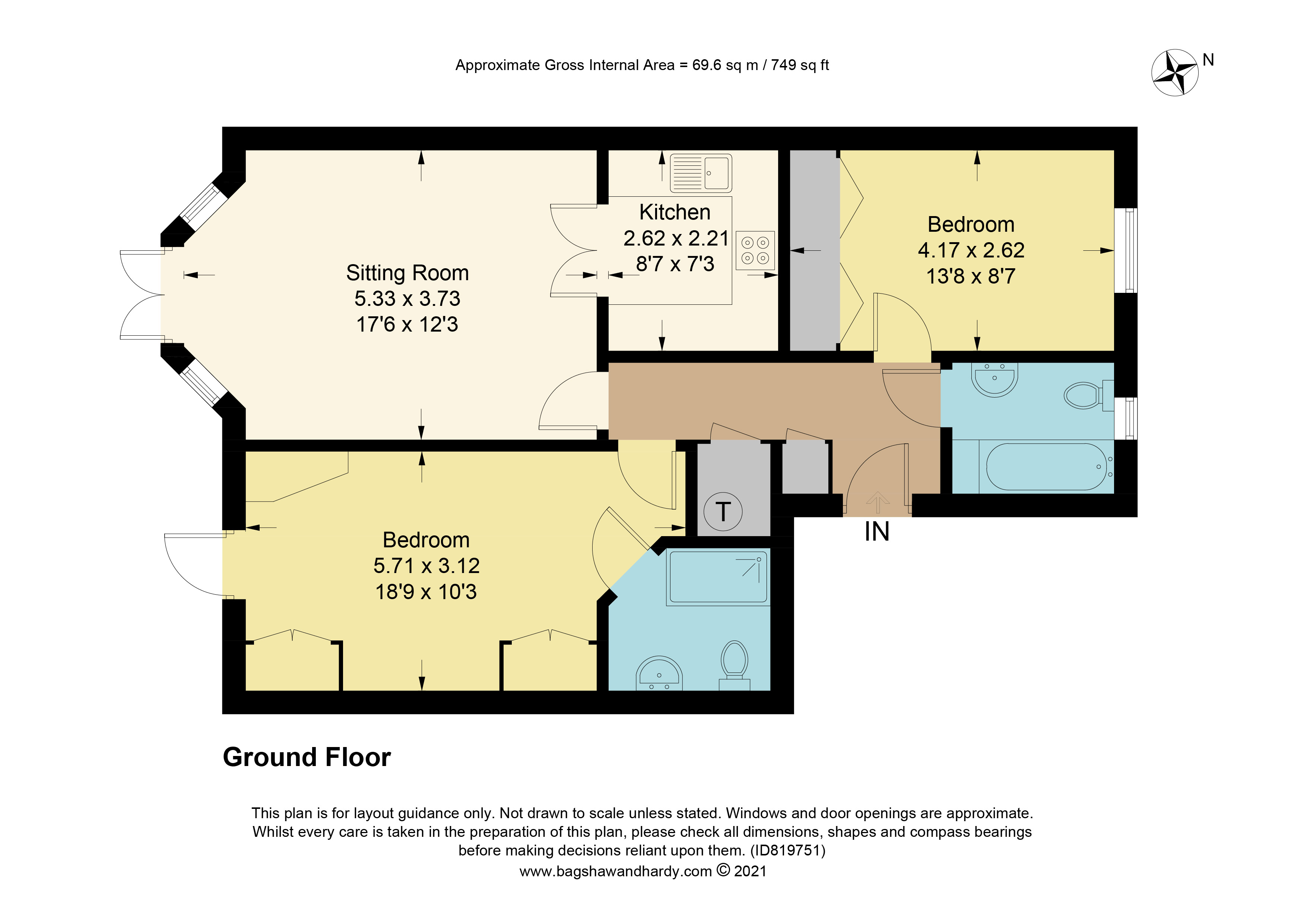 Rokefield House, Westcott Street, Dorking, Surrey RH4, 2 bedroom flat