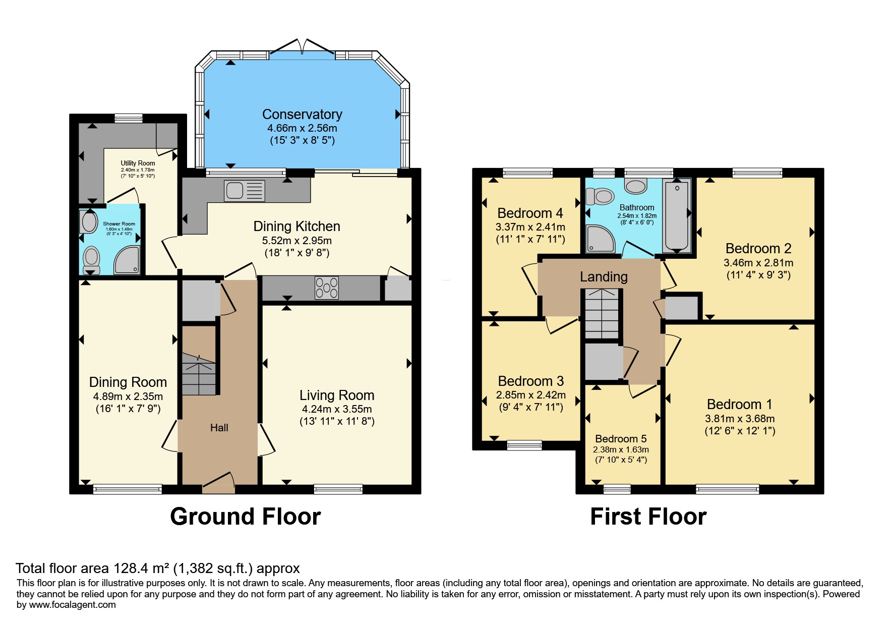 8, The Chase, Keighley floorplan