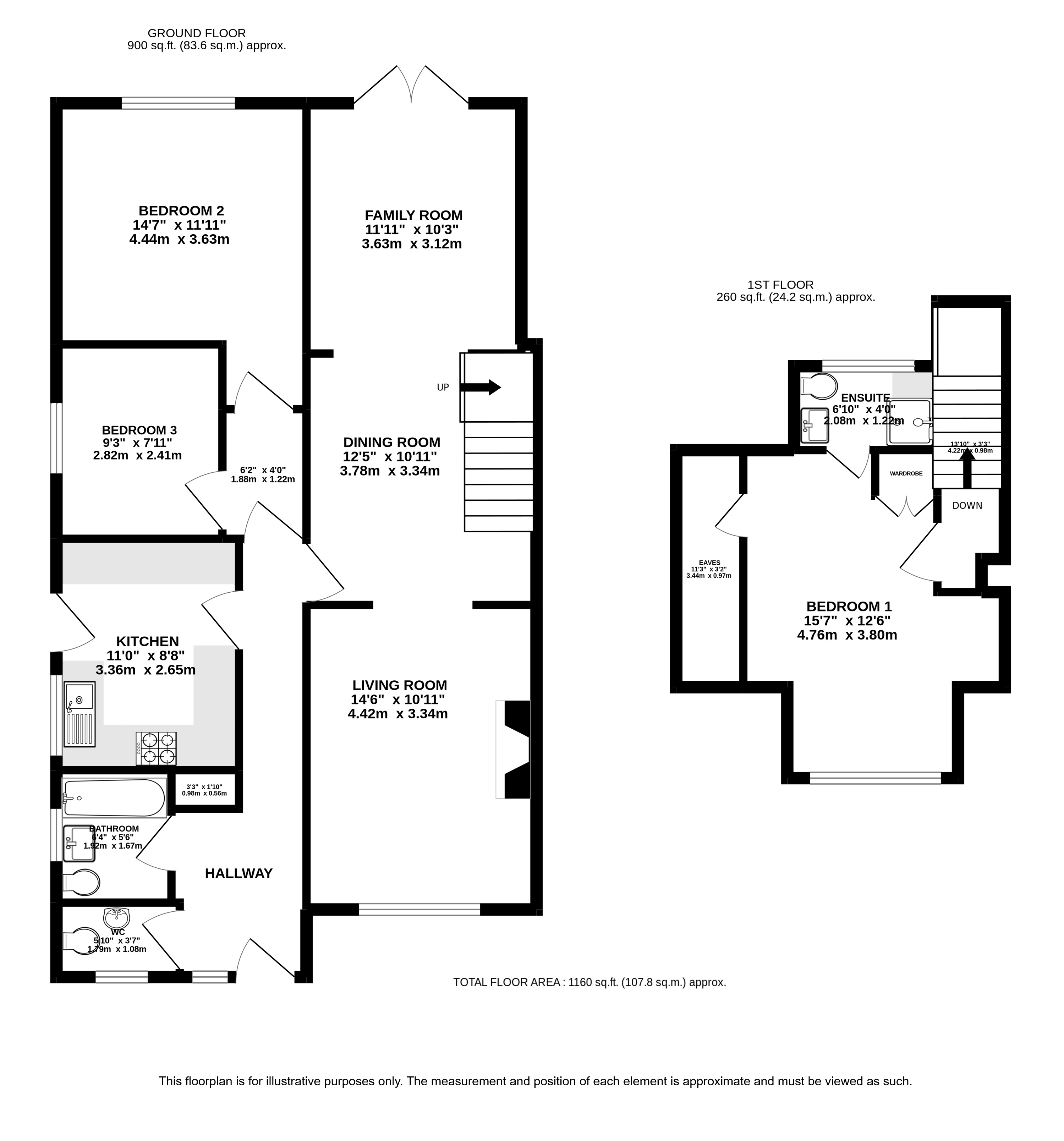 Manor Road, Caddington, Luton, Bedfordshire LU1, 3 bedroom semidetached house for sale