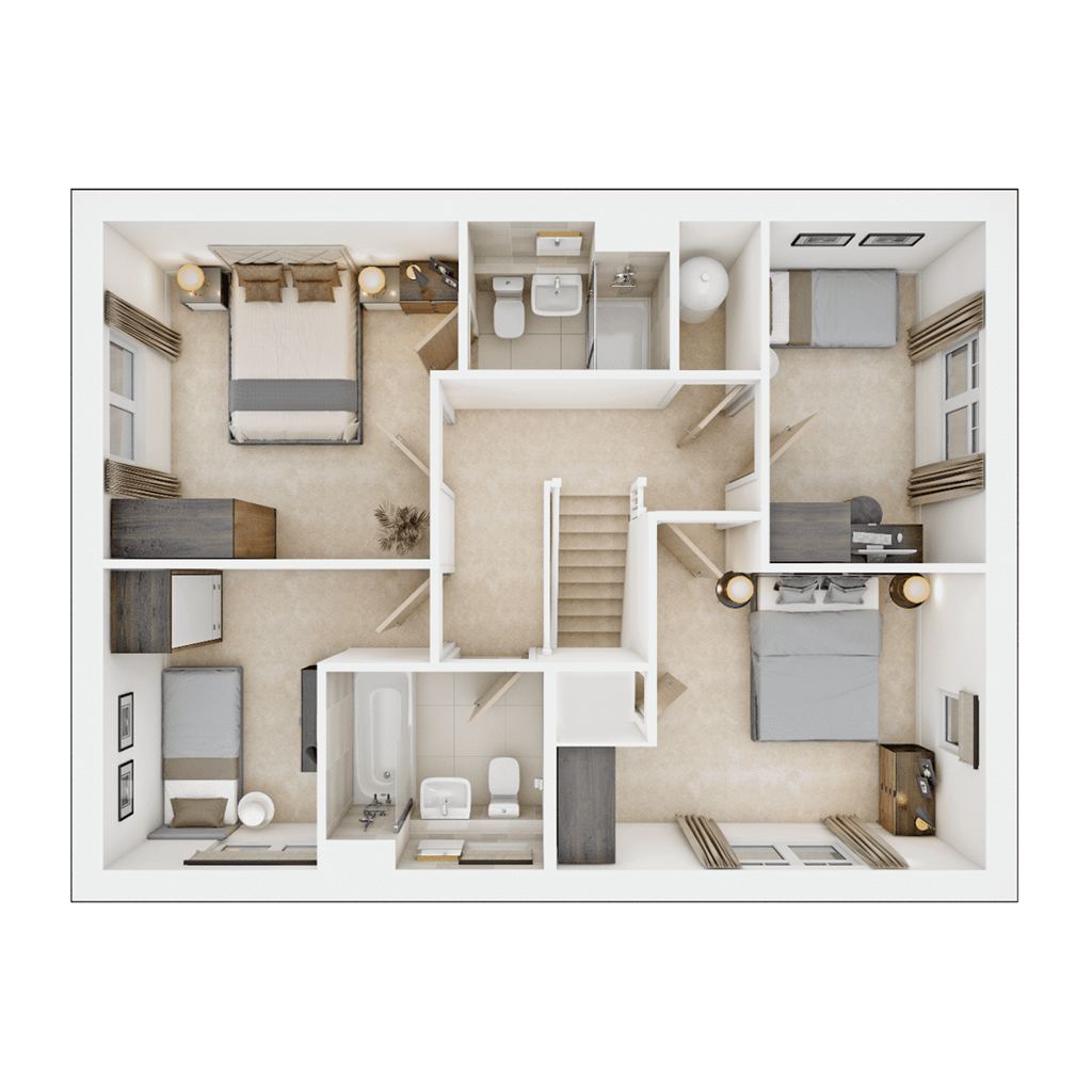 The Plumdale - Plot 20, Kyrle Green, St Mary's Garden Village, Ross-On-Wye floorplan