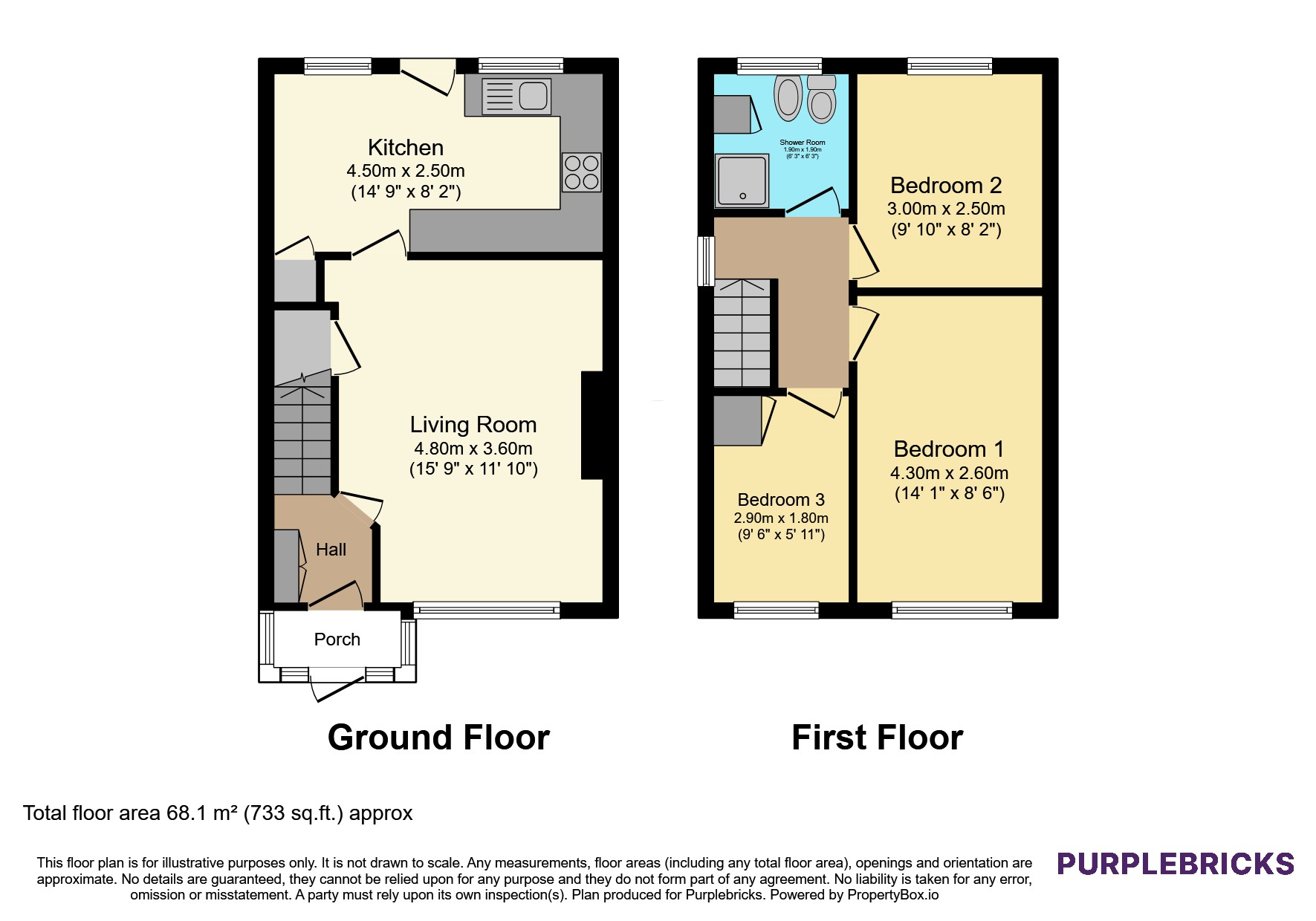 5, Dartington Close, Manchester floorplan