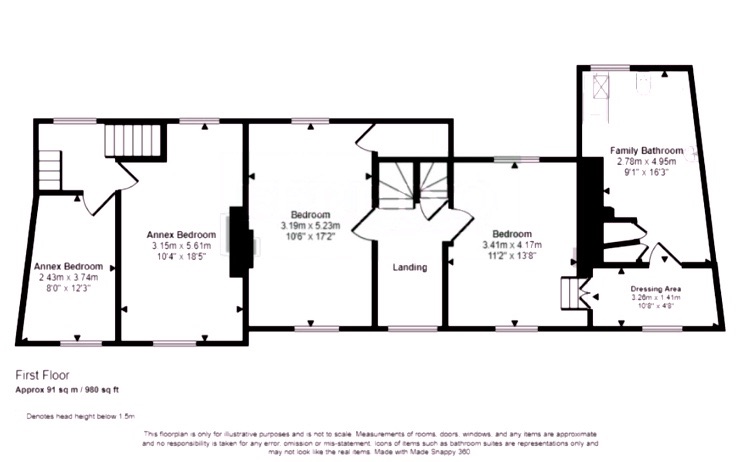 Wilton House, Newnham floorplan
